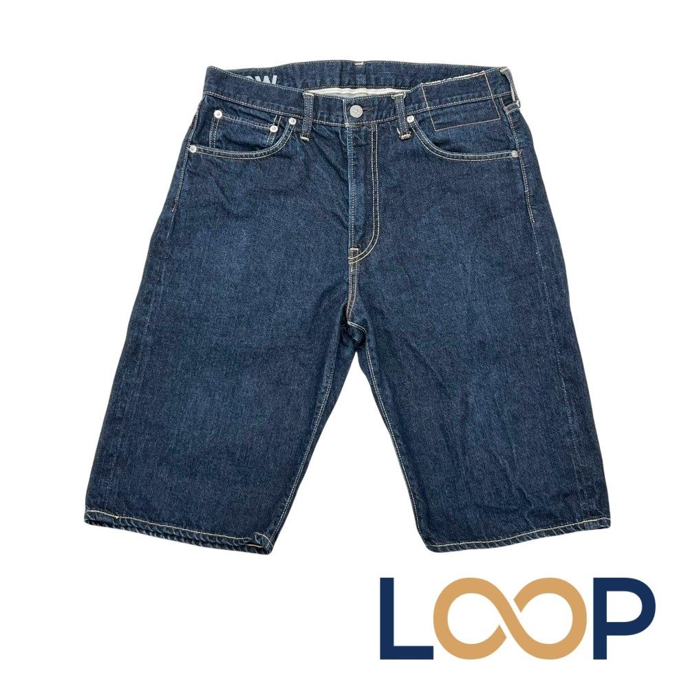 ビズビム ■美品■ フルクサス セルビッジ ハーフ パンツ ズボン 服 ファッション デニム ブルー #W34 【673276】5