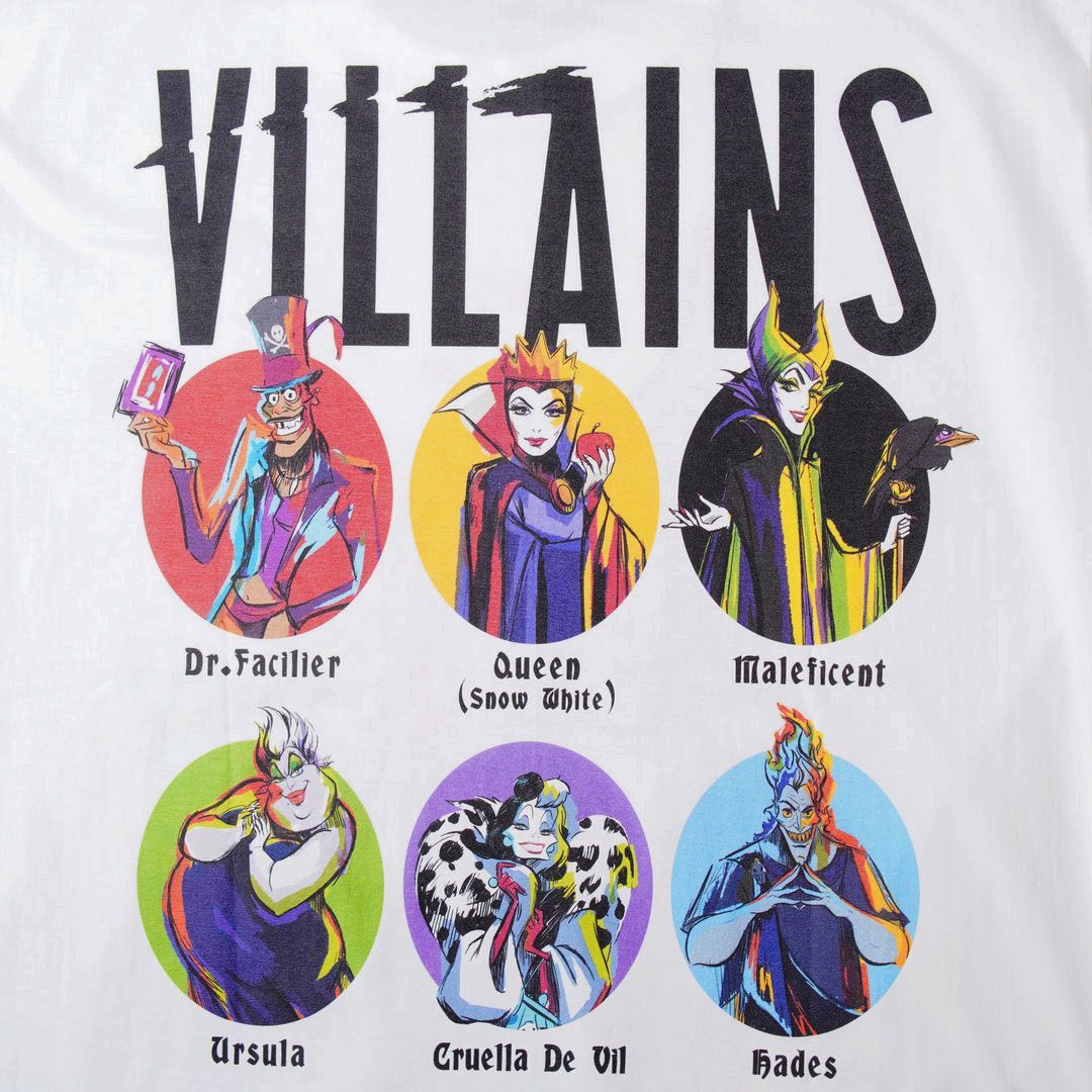 デッドストック】 ディズニー Disney ヴィランズ Villains Tシャツ XL