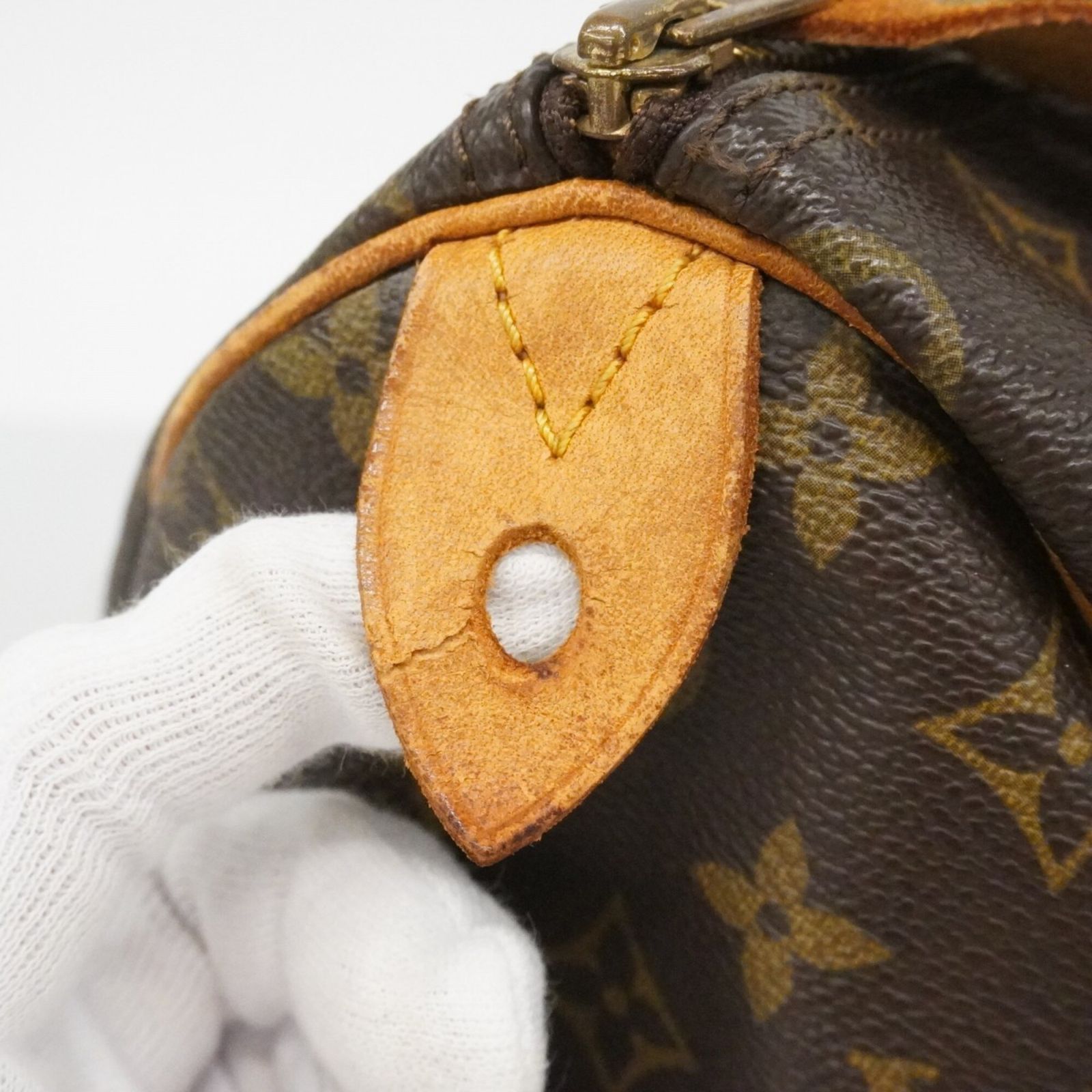 ルイ・ヴィトン(Louis Vuitton) ルイ・ヴィトン ハンドバッグ モノグラム スピーディ30 M41108 ブラウンレディース