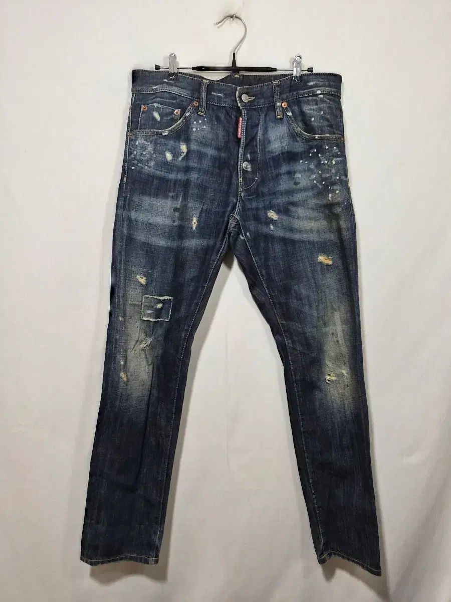 DSQUARED2 ディースクエアード2 ウォッシュ ダメージ デニム ズボン 48 正規品