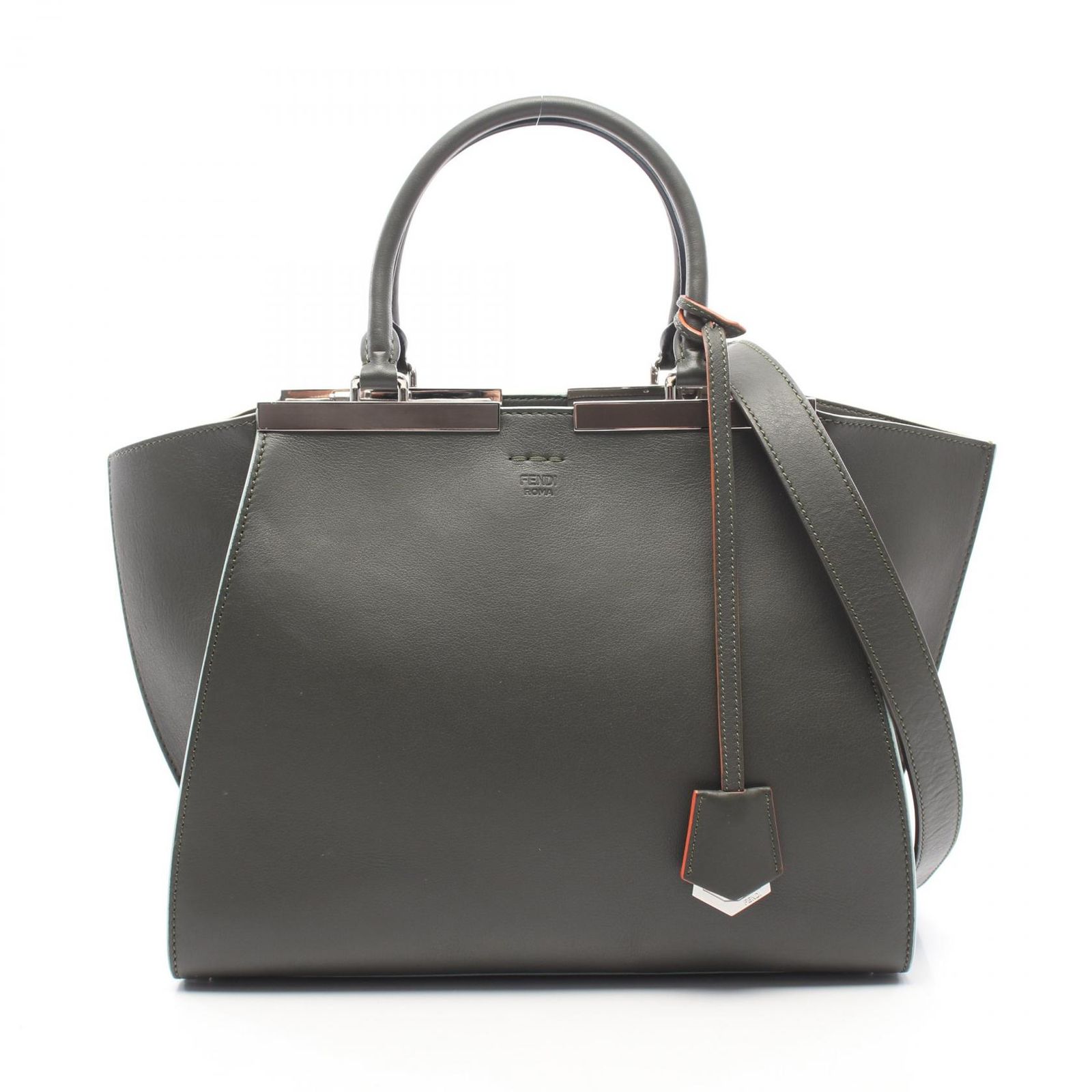 FENDI フェンディ トロワジュール 2WAY ハンドバッグ