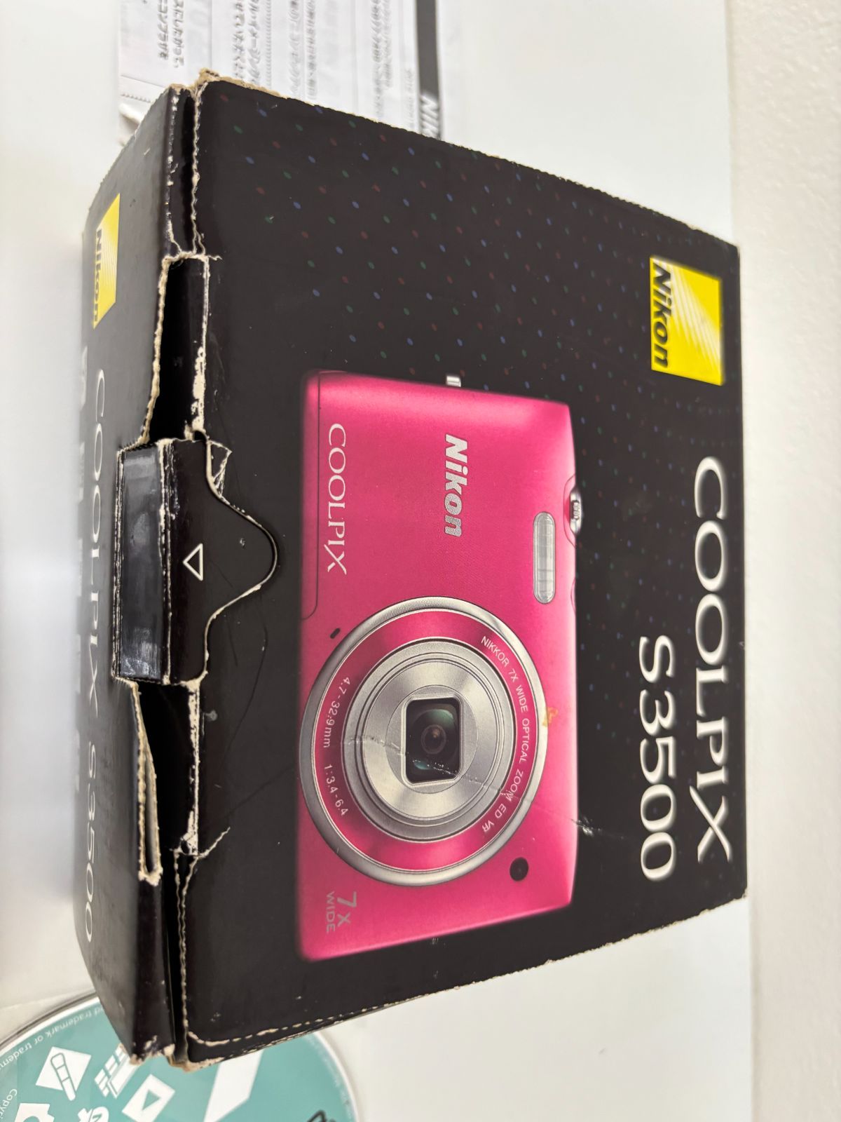 Nikon COOLPIX S3500 ニコン クールピクス 箱付き メモリーカード付