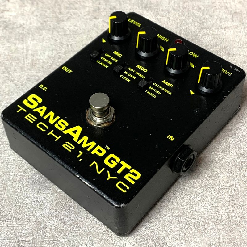【加古川店】【楽器】 中古 TECH21 | テック21 テックトェンティーワン エフェクター SANSAMP GT2 プリアンプ プリアンプ ブラック 【472】