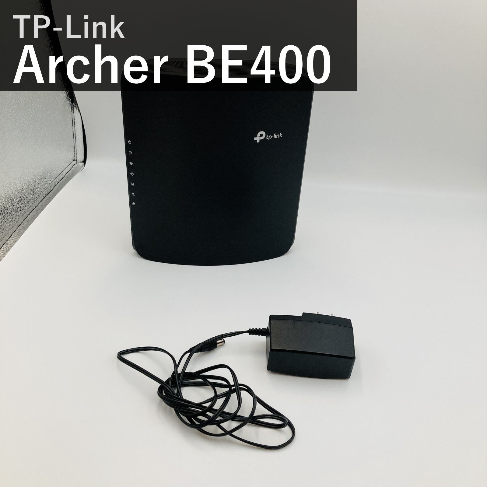 TP-Link ティーピーリンク Archer BE400 WiFi7 無線LANルーター BE6500 デュアルバンド 5764+688Mbps 2.5Gポート IPv6 VPN対応 MLO EasyMesh 黒 国内正規品