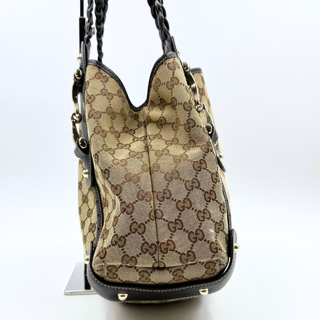 美品】Gucci GGキャンバス ホースビット ショルダーバッグ - メルカリ