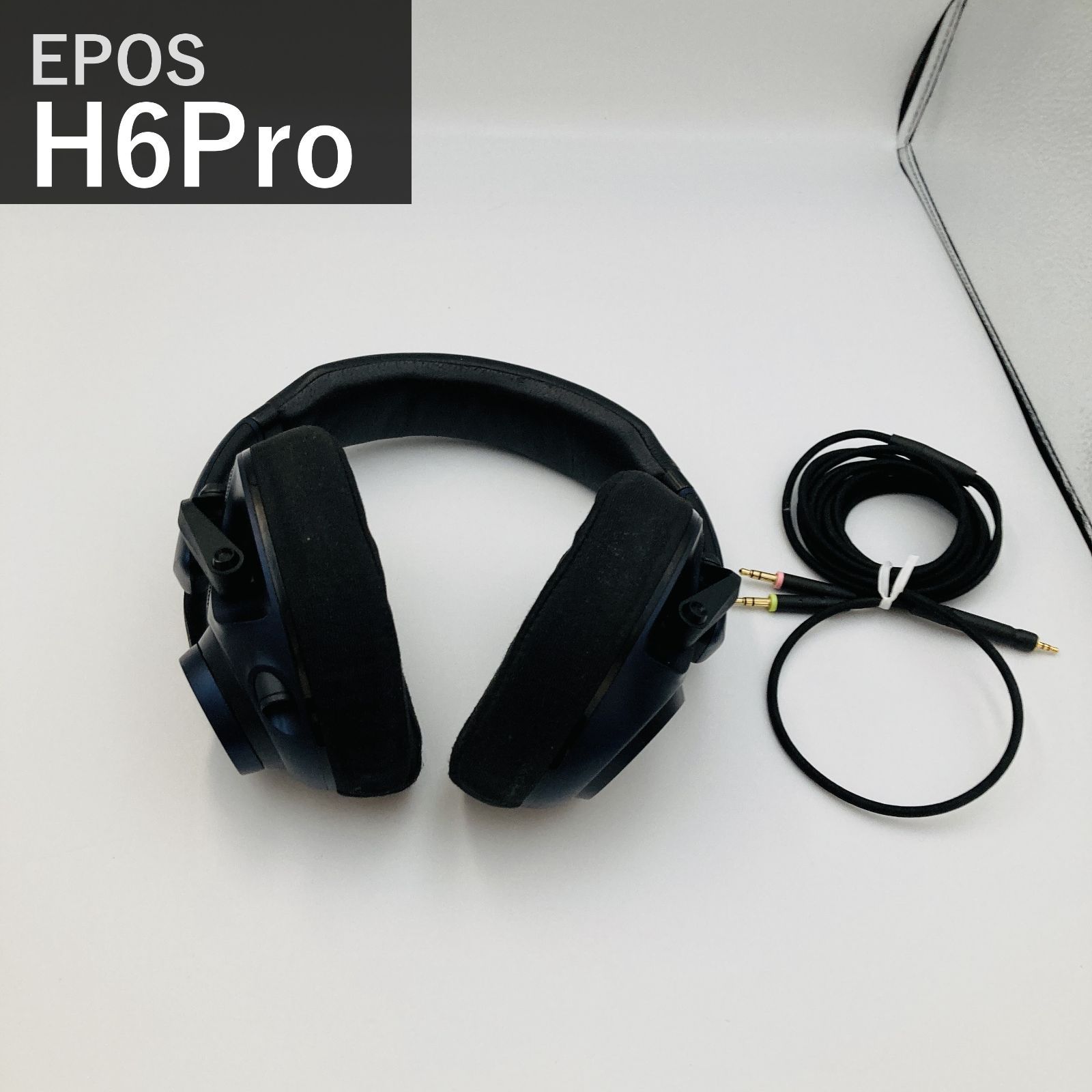 EPOS イーポス H6Pro H6PRO 1000934 ゲーミングヘッドセット 有線 開放型 オープンバック マイク付き セブリングブラック PC PS4 PS5 Xbox Switch対応 国内正規品