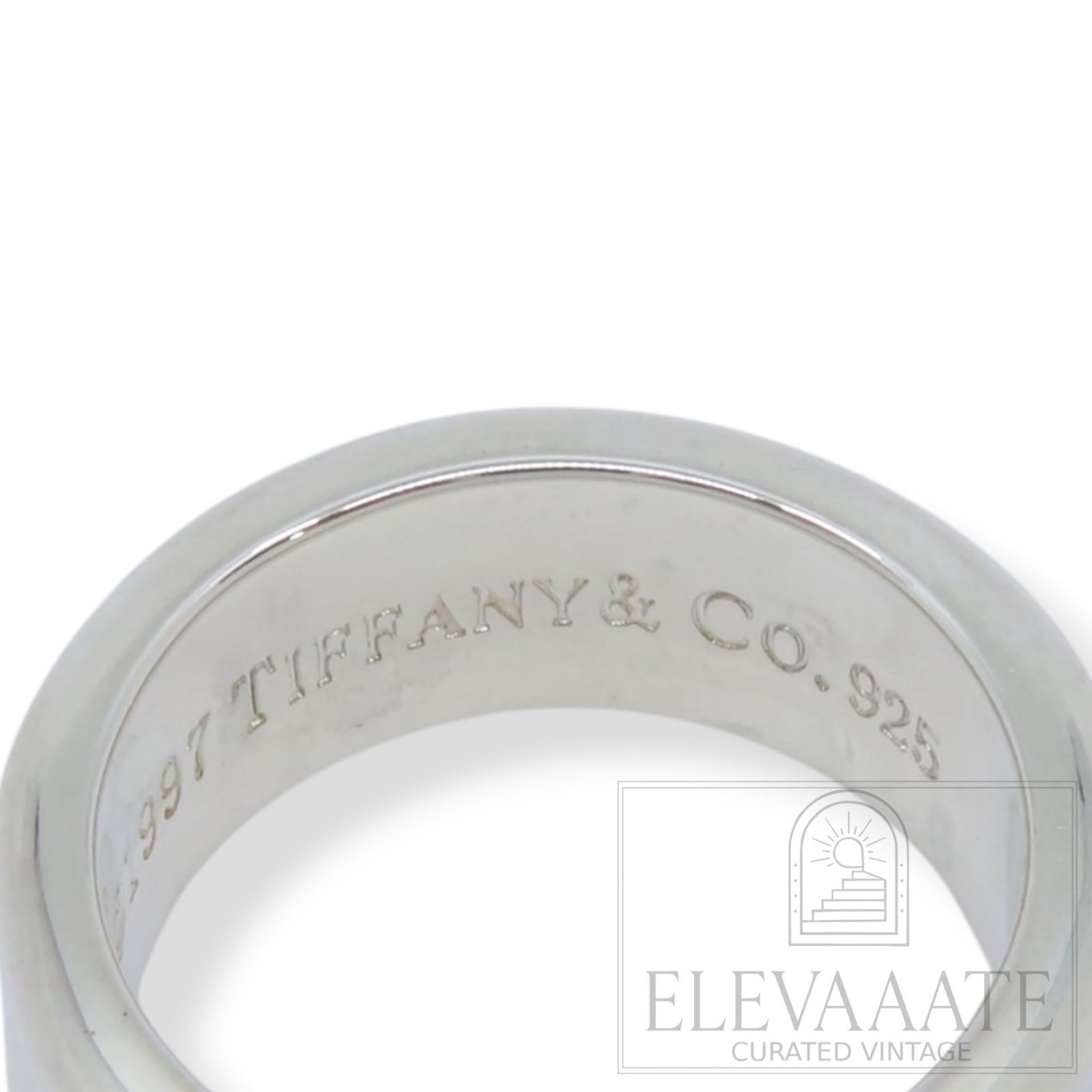 美品 Tiffany&Co. ティファニー 1837 ナロー シルバー リング SV925