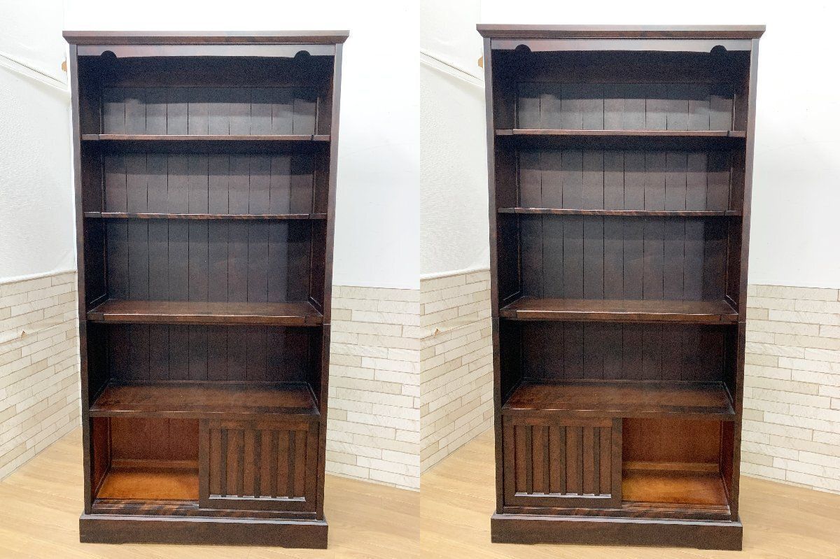◇北海道民芸家具 重ね書棚 HM111 本棚 飾り棚 ブックシェルフ