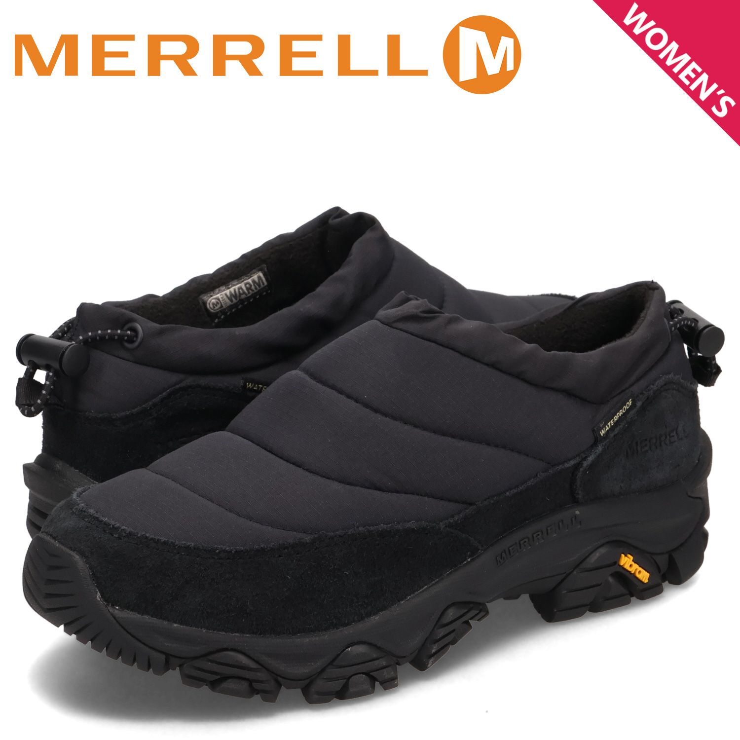 メレル MERRELL スリッポン シューズ ウインターシューズ コールドパック 3 ゼロ サーモ ウォータープルーフ レディース 防水 J5006755