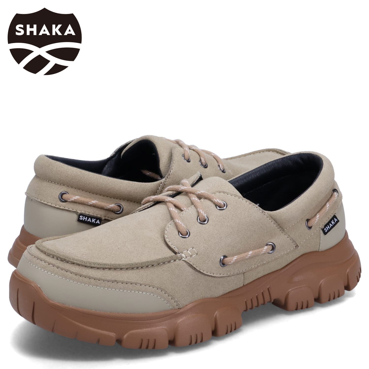 SHAKA シャカ モカシンシューズ デッキシューズ トレック キャンプ モック AT メンズ TREK CAMP MOC AT SK-257