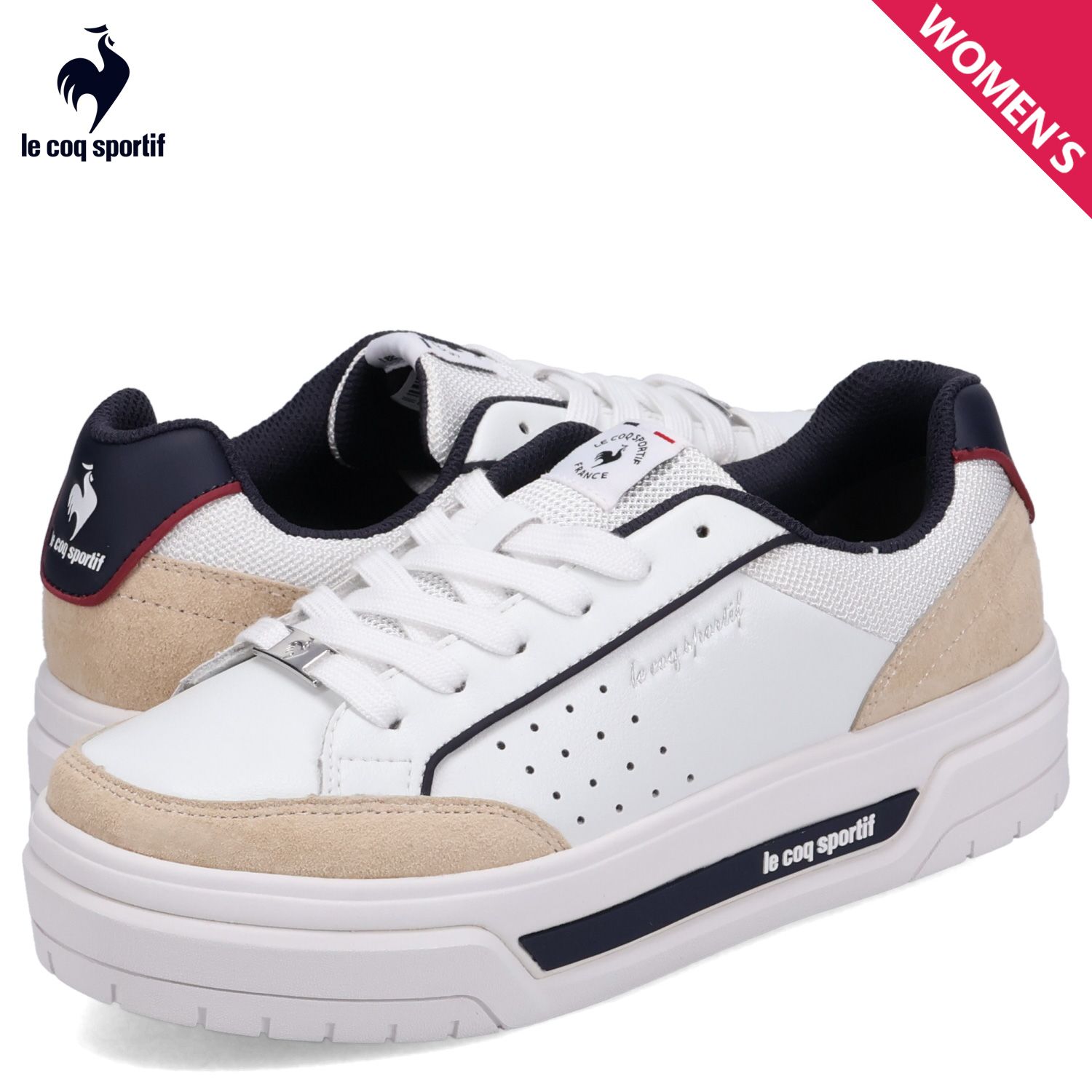 ルコック スポルティフ le coq sportif スニーカー ラ ローラン PF レディース 厚底 LA ROLAND PF QL3XJC05WN