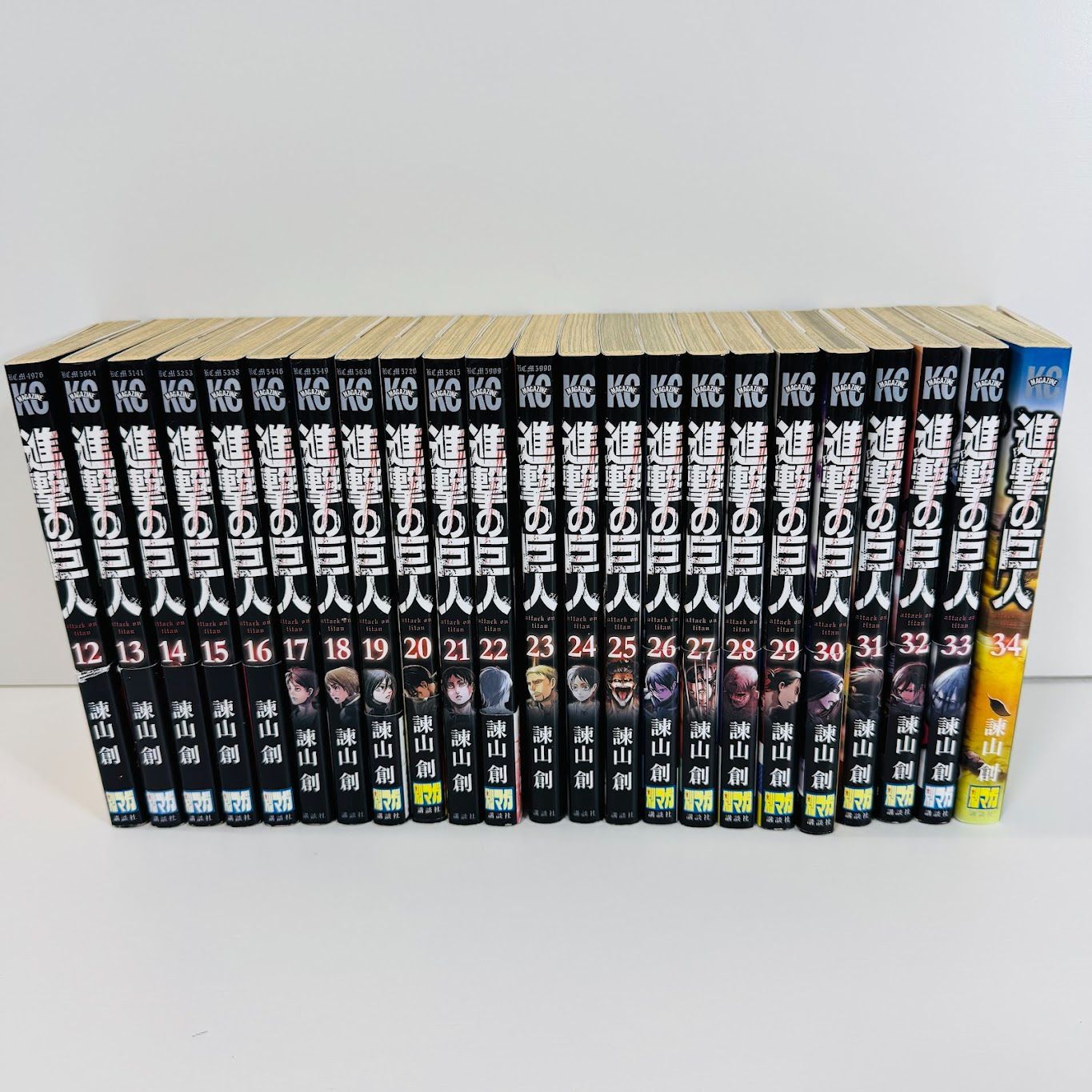 進撃の巨人 23冊 12～34巻 - メルカリ