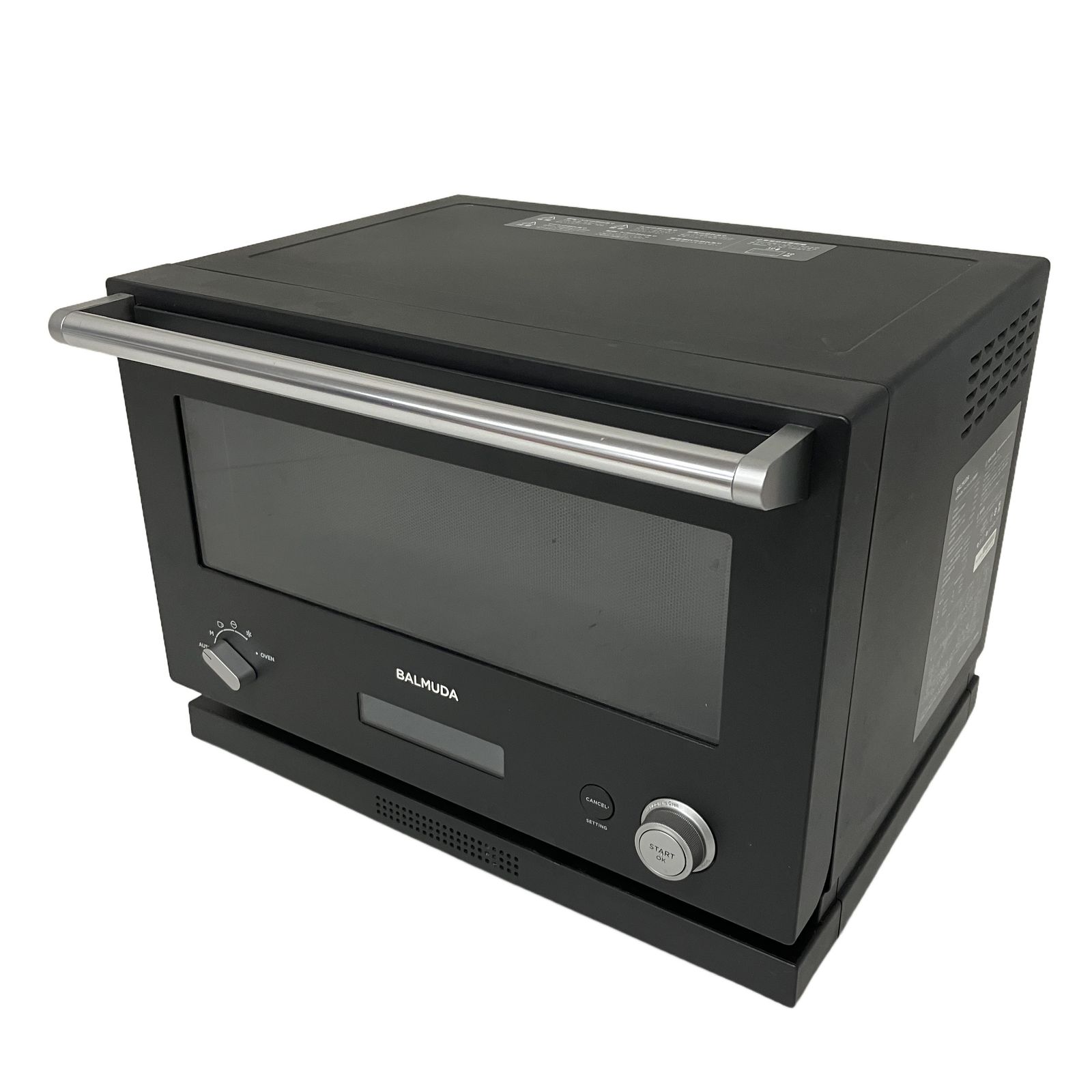 BALMUDA K04A-BK オーブンレンジ 2022年製 ブラック 18L 中古 S11149798