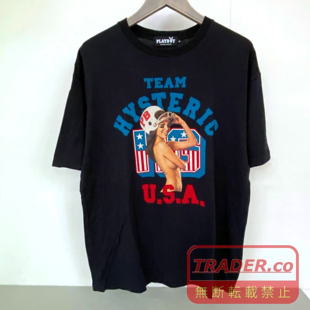 メンズ ヒステリックグラマー×プレイボーイ シャンブレーシャツ 完売品