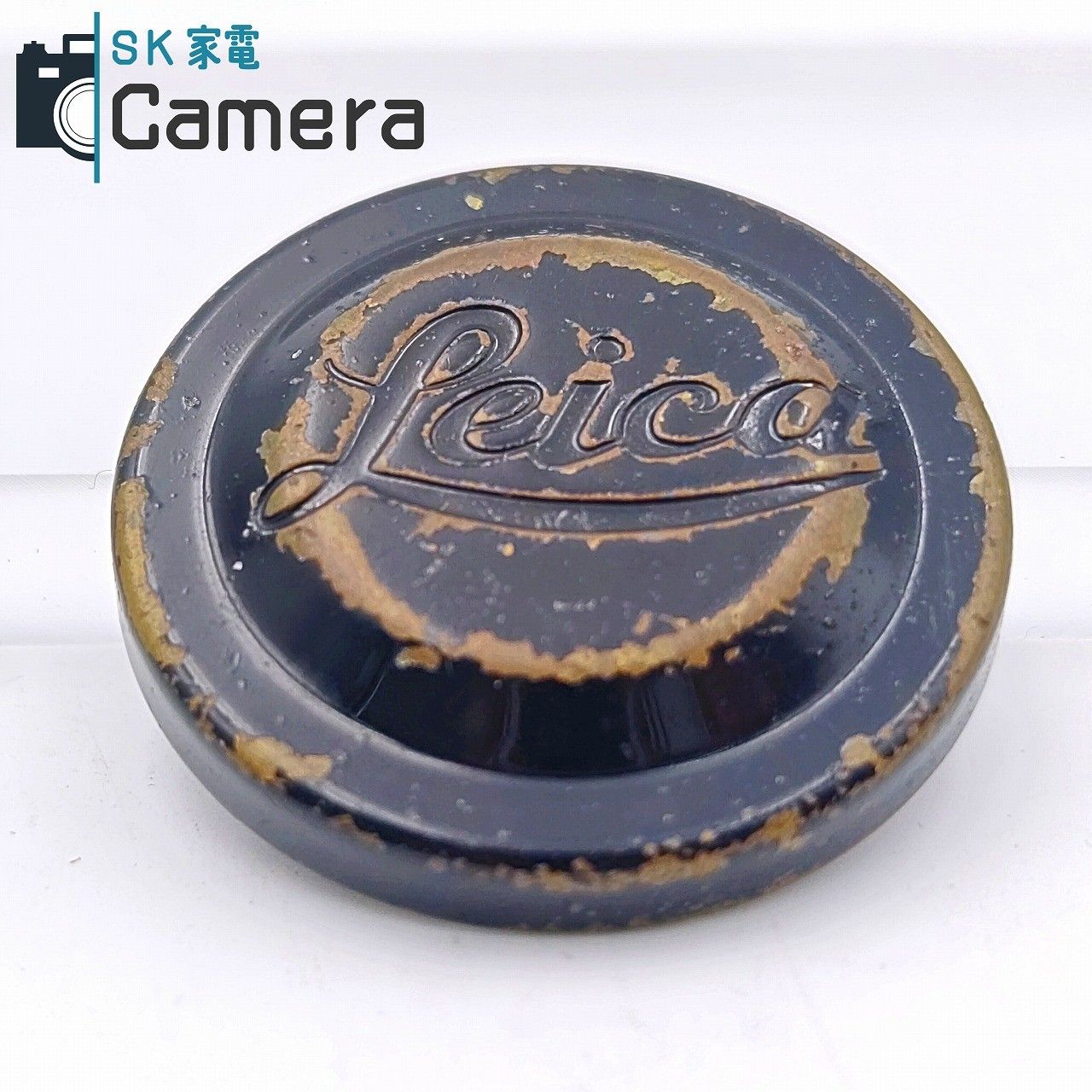 中古】 Leica 山高キャップ BLACK エルマー ヘクトール用 真鍮ブラック