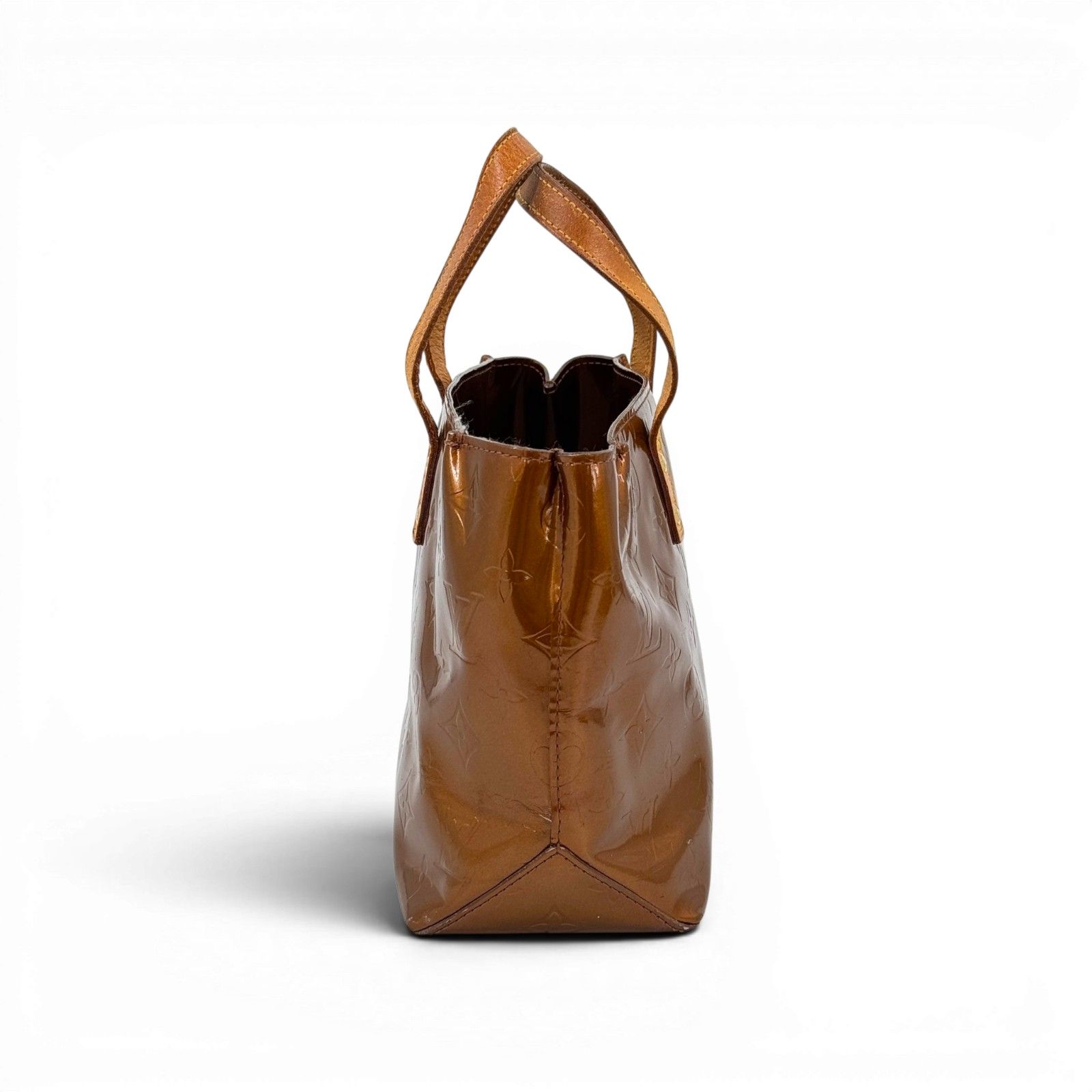 LOUIS VUITTON リードPM ヴェルニ ブロンズ ハンドバッグ M91145 Y2K 