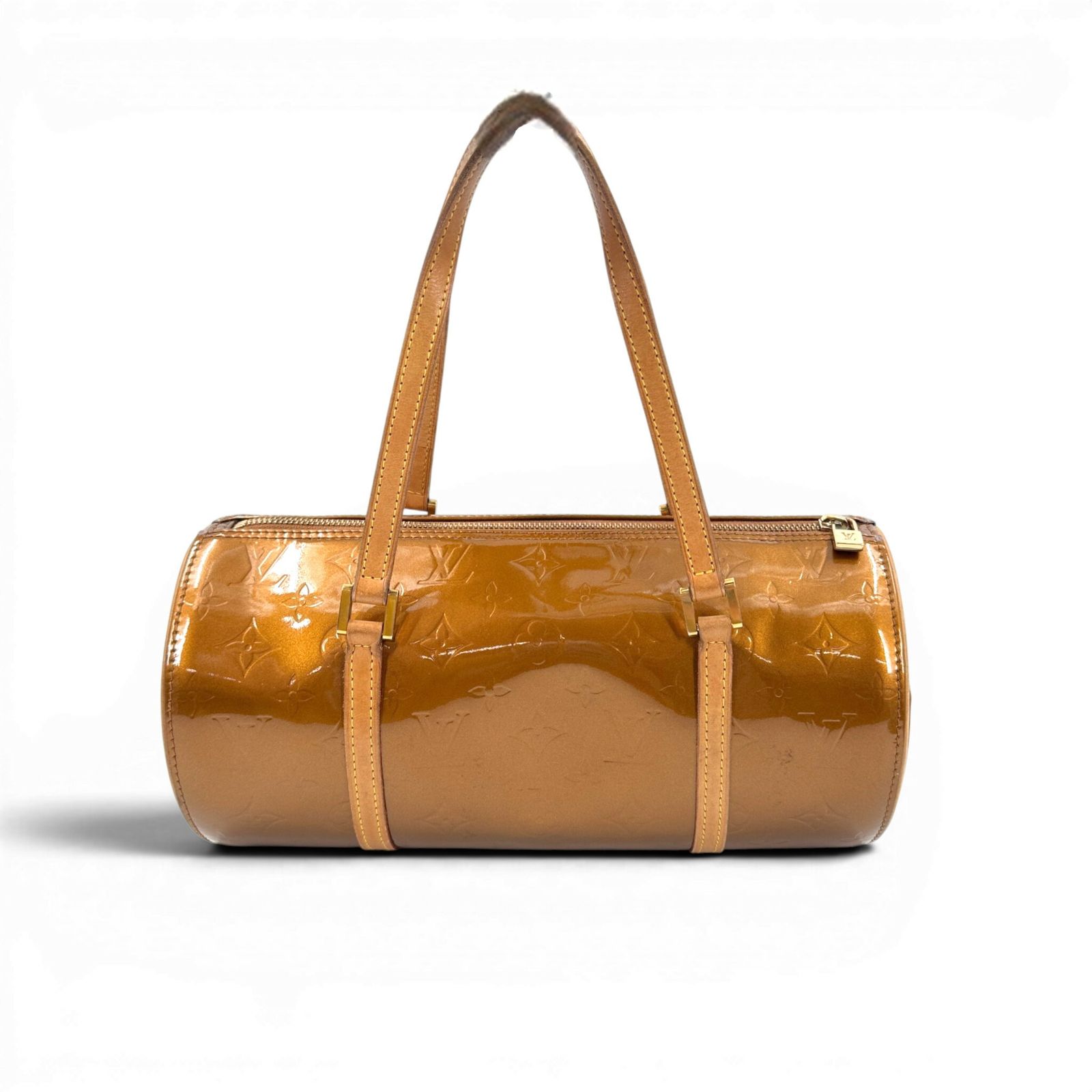 LOUIS VUITTON ベッドフォード ヴェルニ ブロンズ ハンドバッグ M91131 