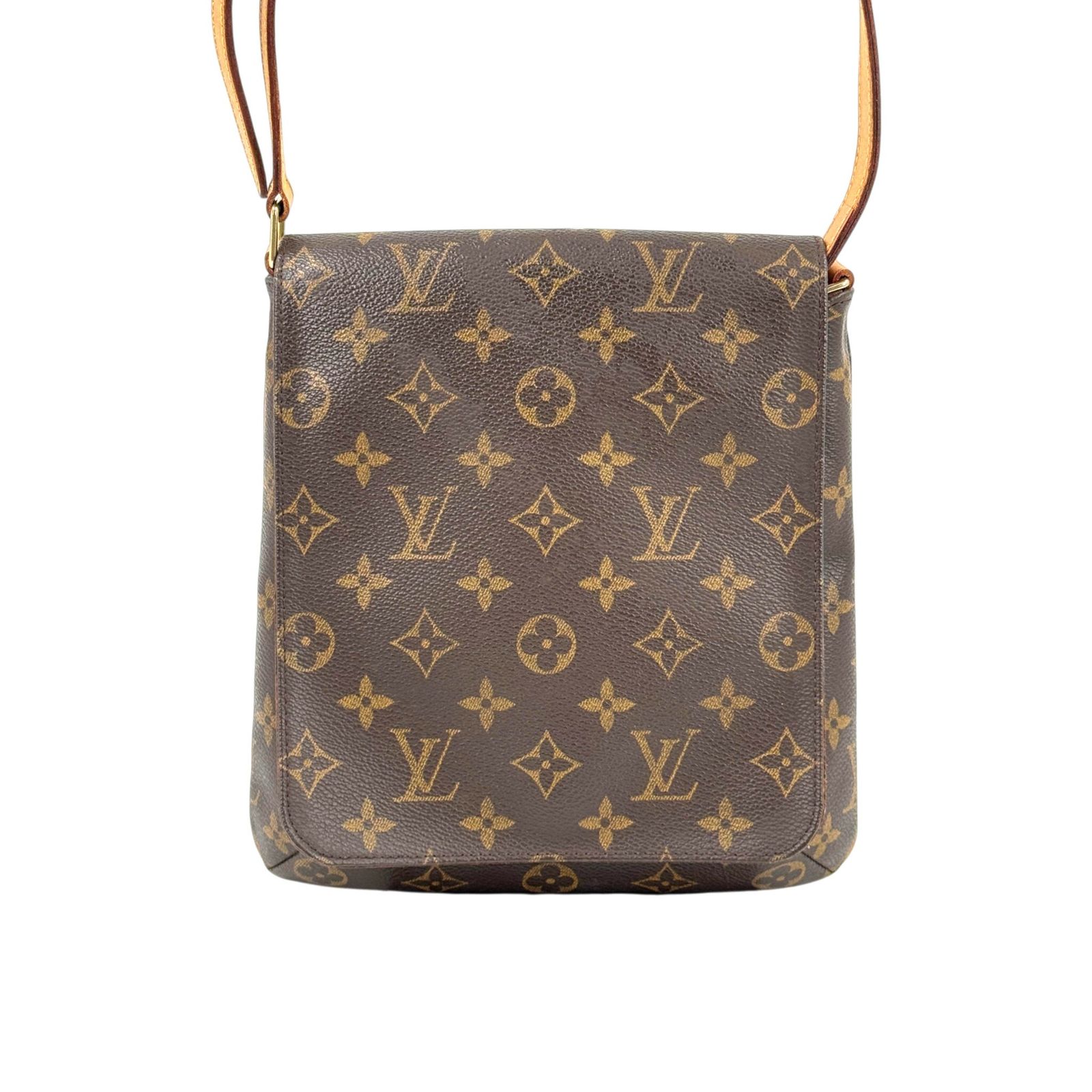 LOUIS VUITTON ミュゼット モノグラムキャンバス ブラウン ショルダーバッグ M51256