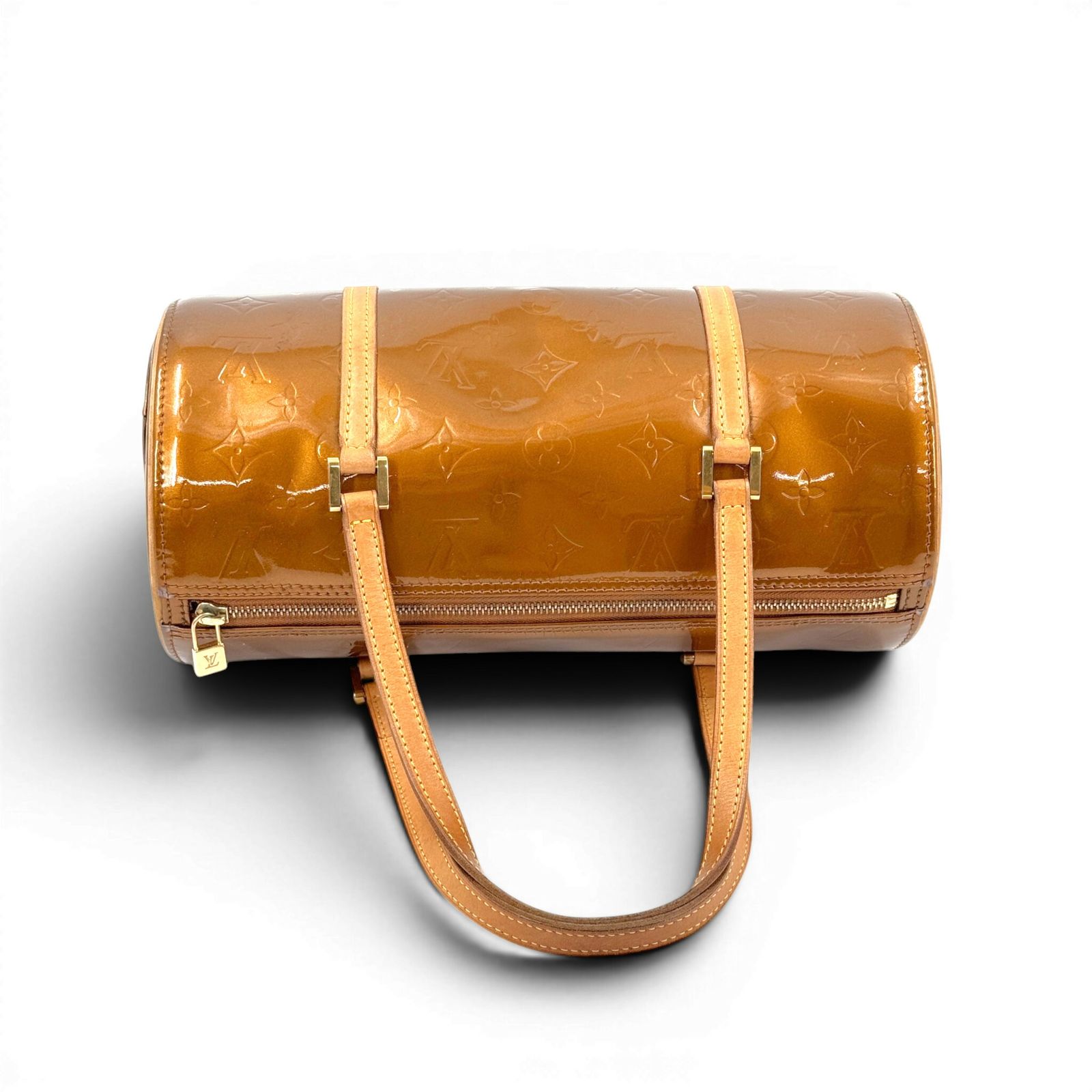 LOUIS VUITTON ベッドフォード ヴェルニ ブロンズ ハンドバッグ M91131 