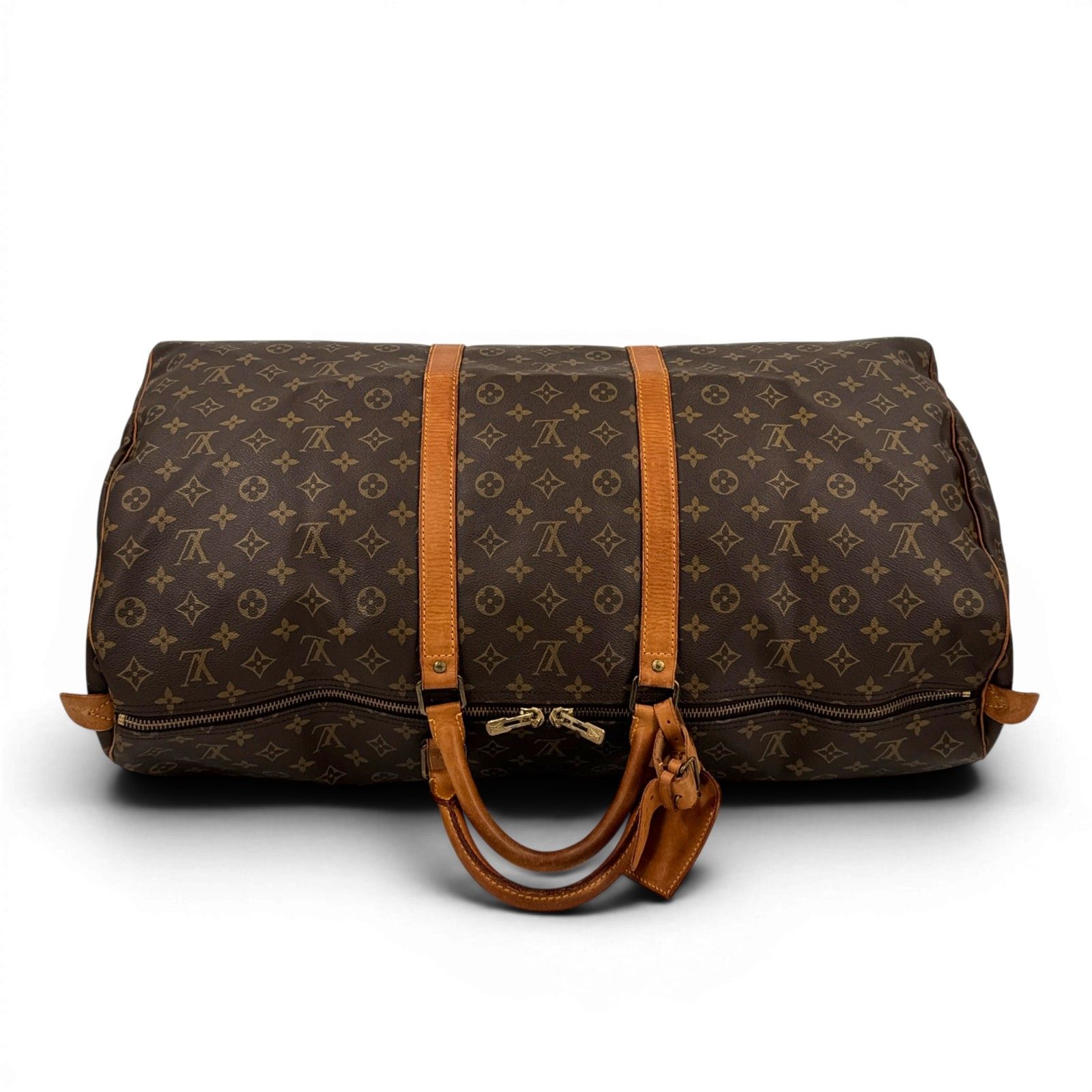 LOUIS VUITTON キーポル60 モノグラムキャンバス ブラウン ボストン