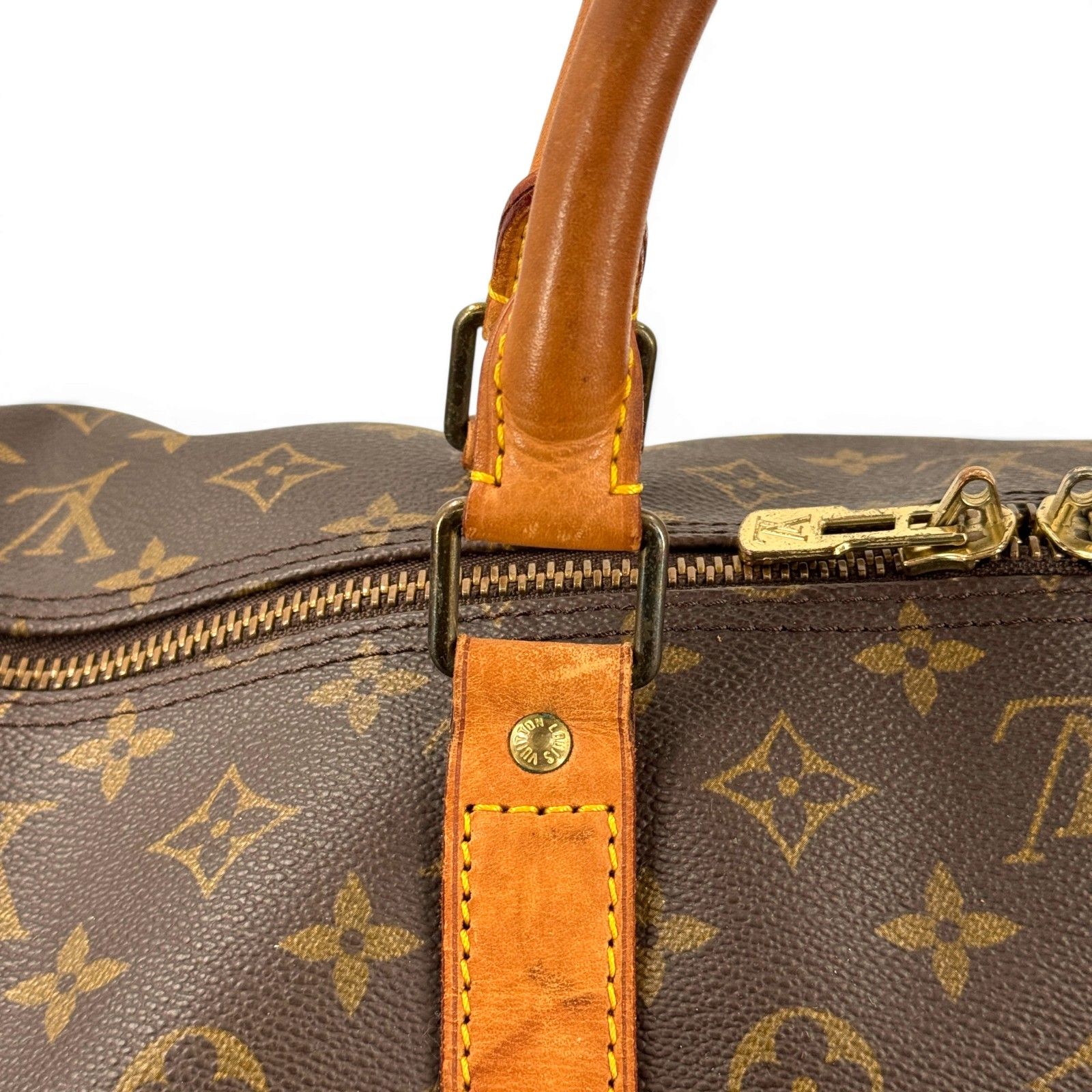 LOUIS VUITTON キーポル60 モノグラムキャンバス ブラウン ボストン