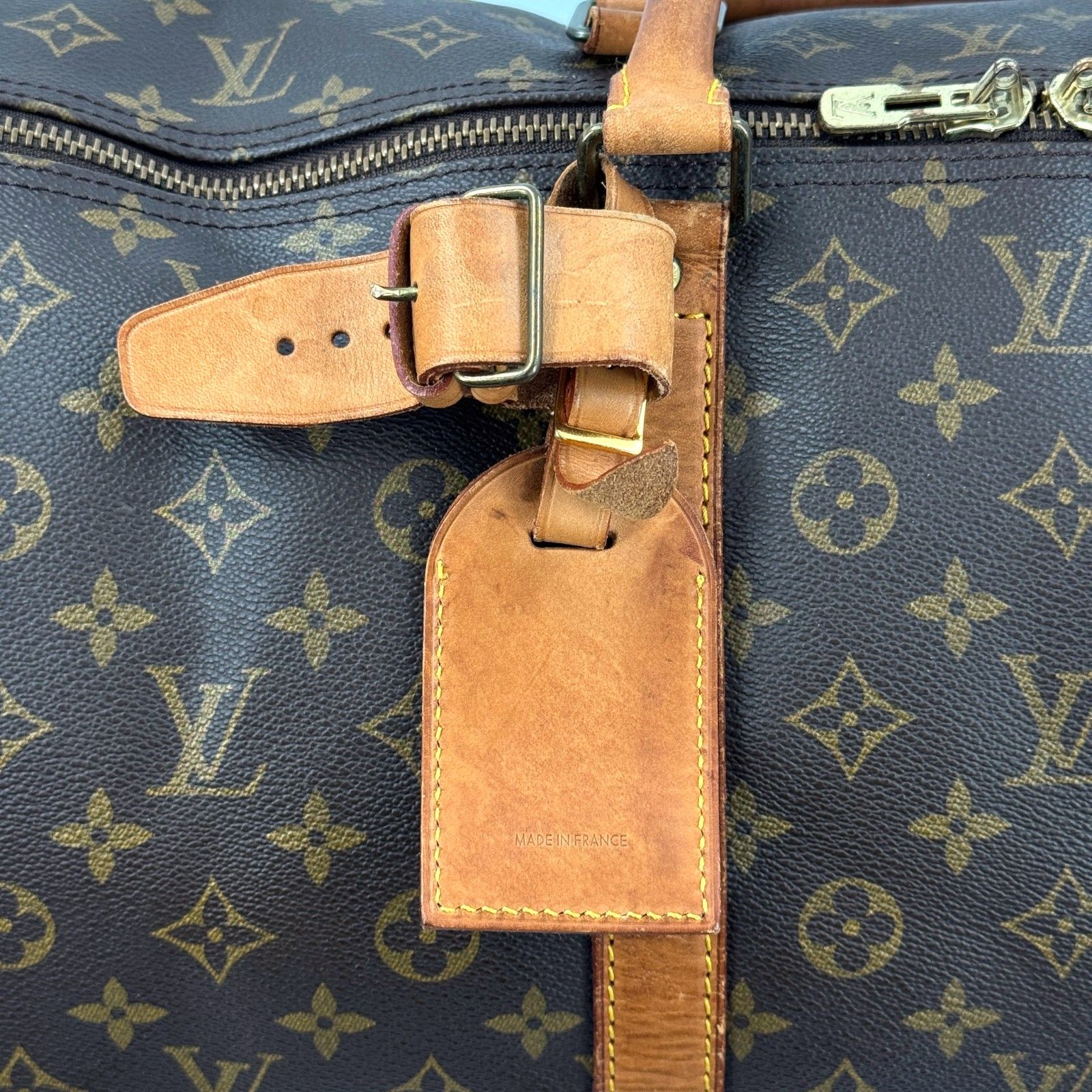 LOUIS VUITTON キーポル60 モノグラムキャンバス ブラウン ボストン