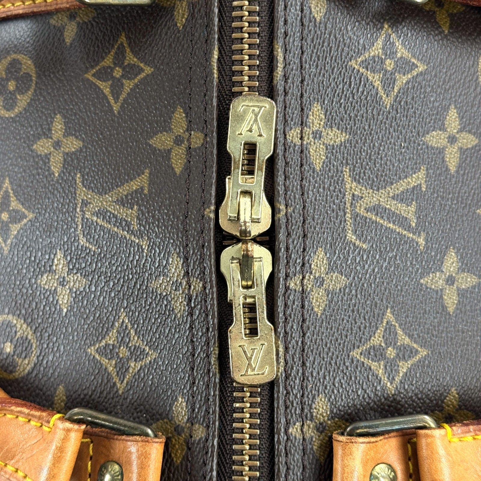 LOUIS VUITTON キーポル60 モノグラムキャンバス ブラウン ボストン