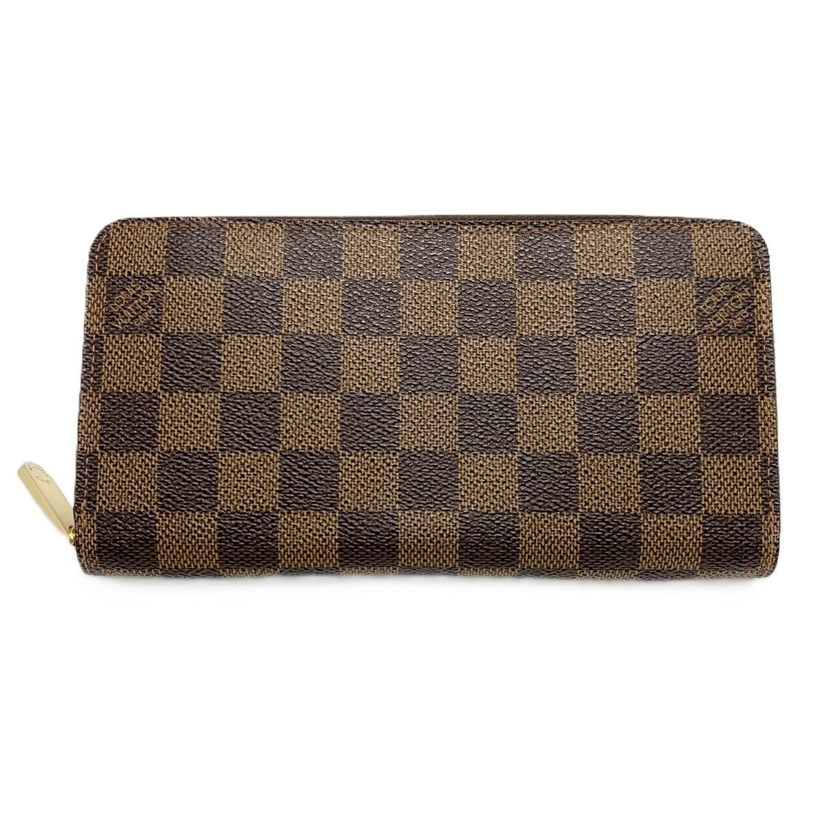 LOUIS VUITTON ルイヴィトン ダミエ ジッピーウォレット N41661 エベヌ ラウンドファスナー長財布