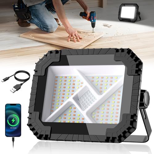 CLY 投光器 充電式 led 作業灯 ランタン 超高輝度 400W相当 大容量20000mAh Type-c充電式 【2025新版 連続点灯時間12H~25H】 7つのモード 調色調光タイプ 機能 LED投光器 便携式作業ライト ワークライ 85e80e9a
