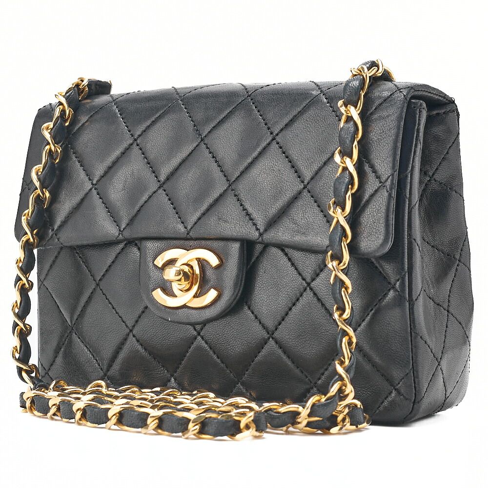 CHANEL シャネル チェーンショルダー バッグ ミニマトラッセ 18cm