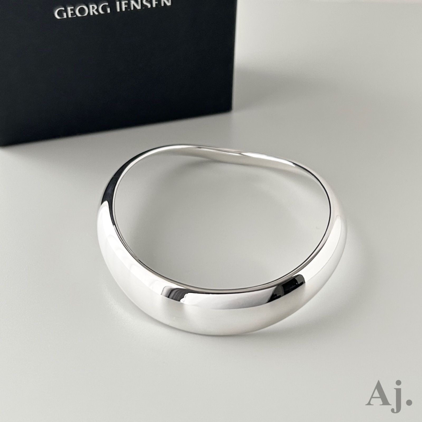 ジョージジェンセン バングル 501 カーブ AG925 Regitze Overgaard Georg Jensen