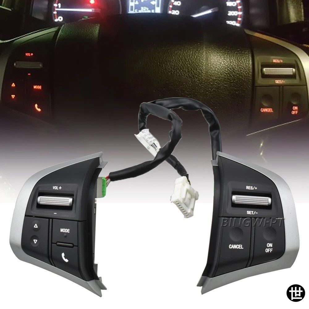 いすゞD-MAX 2015-2019 MU-XシボレーDMAX 2019用ステアリングホイールスイッチクルーズオーディオボリュームリモートコントロールボタン