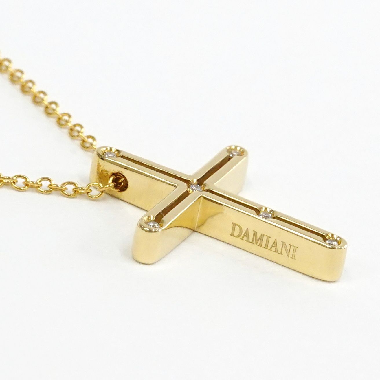M*1様 DAMIANI ゴールド クロスネックレス　販売証明有り M*1様 DAMIANI ゴールド クロスネックレス販売証明有り 【公式通販】