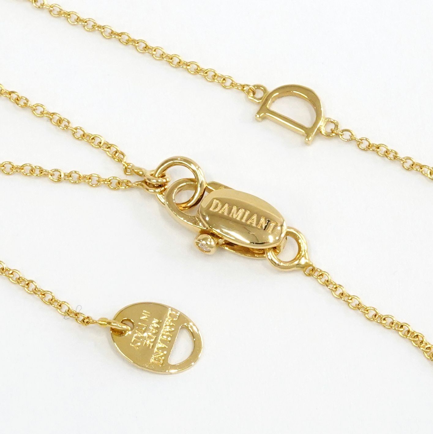 DAMIANI ダミアーニ Dサイド クロス ペンダント ネックレス K18 