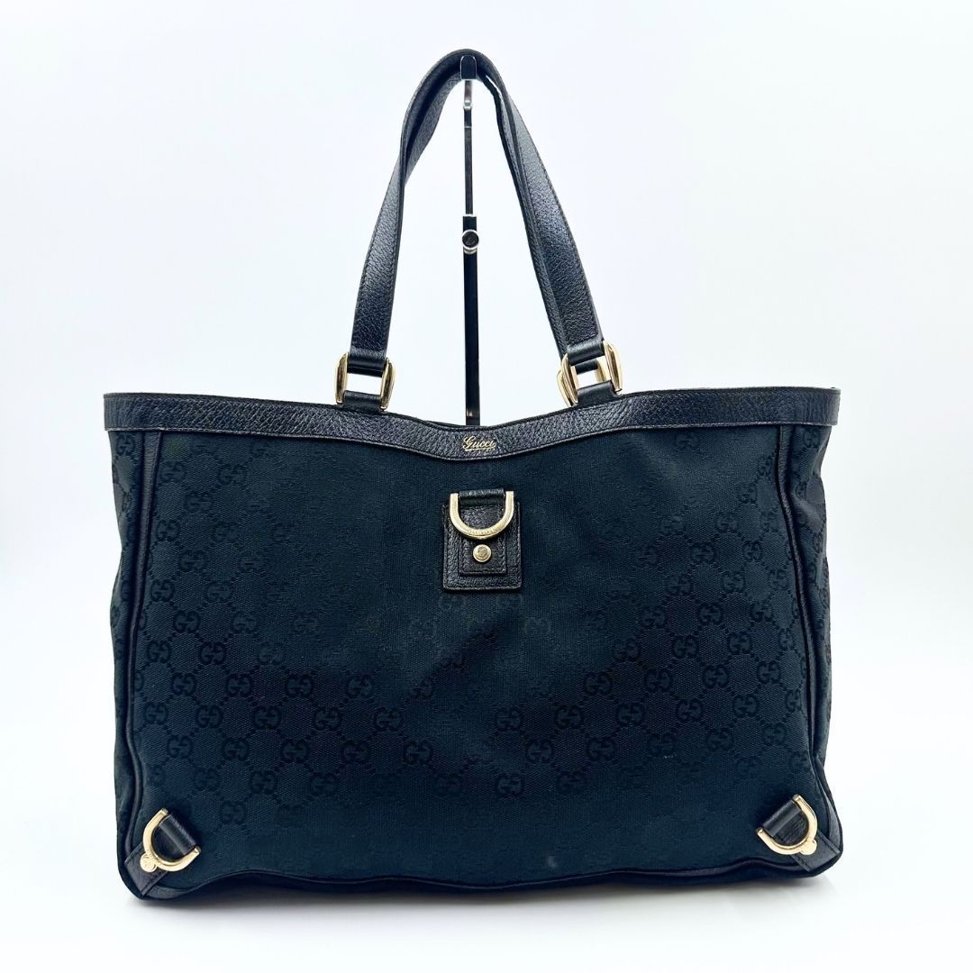 美品】Gucci アビー GGキャンバス トートバッグ - メルカリ