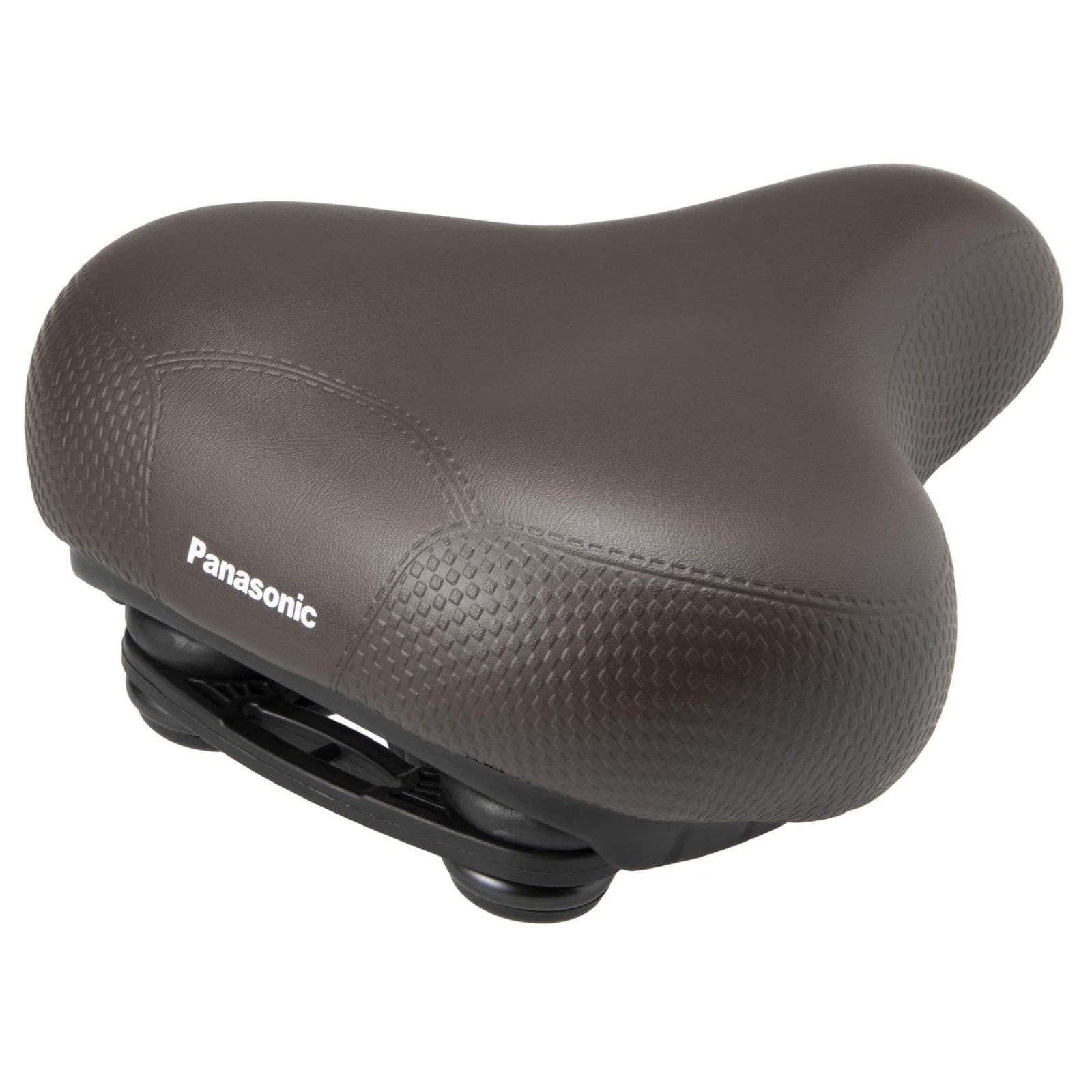 【新着商品】自転車 ソフトクッションサドル ブラウン/ブラック NSSS045 パナソニック(Panasonic) 単品/テールライトセット