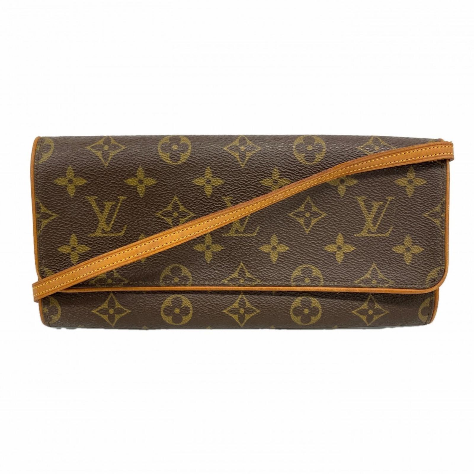 ルイ・ヴィトン(Louis Vuitton) ルイ・ヴィトン ショルダーバッグ モノグラム ポシェットツインGM M51852 ブラウンレディース