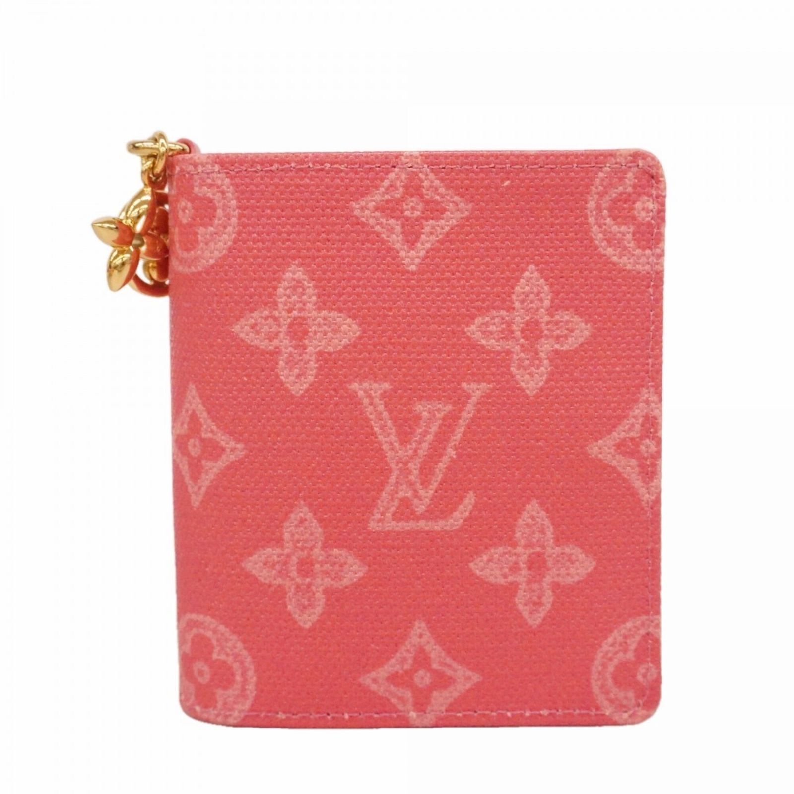 ルイ・ヴィトン(Louis Vuitton) ルイ・ヴィトン 財布 モノグラム・オリジン ポケットウォレットLVチャーム M27680 ローズリュバンレディース