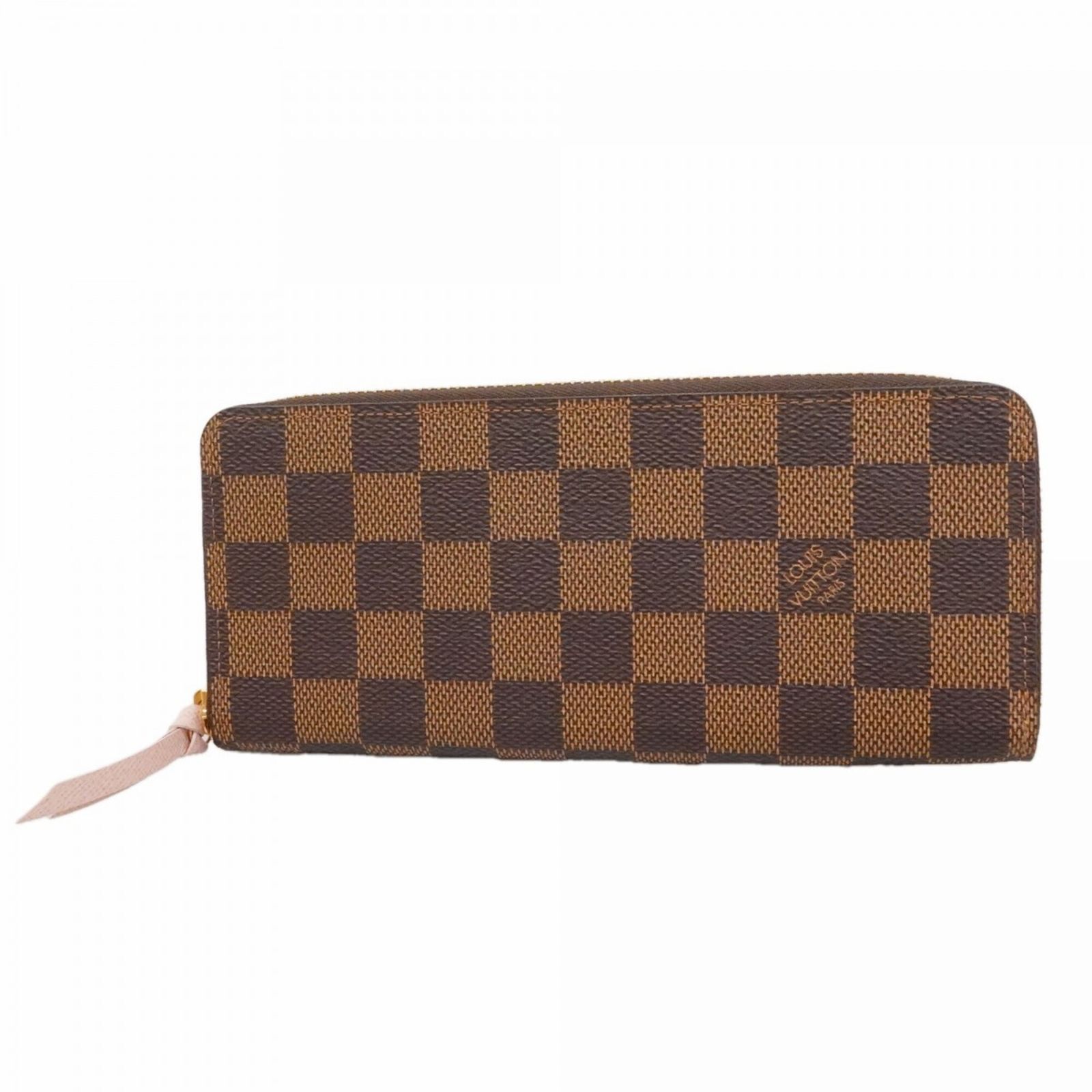 ルイ・ヴィトン(Louis Vuitton) ルイ・ヴィトン 長財布 ダミエ ポルトフォイユクレマンス N41626 エべヌ ローズバレリーヌレディース