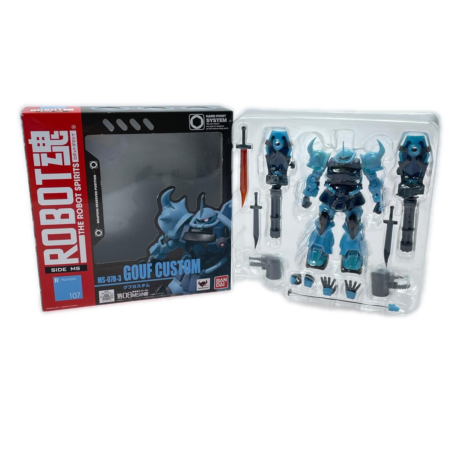 BANDAI バンダイ ROBOT魂 -ロボット魂-〈SIDE MS〉 グフカスタム フィギュア 開封品