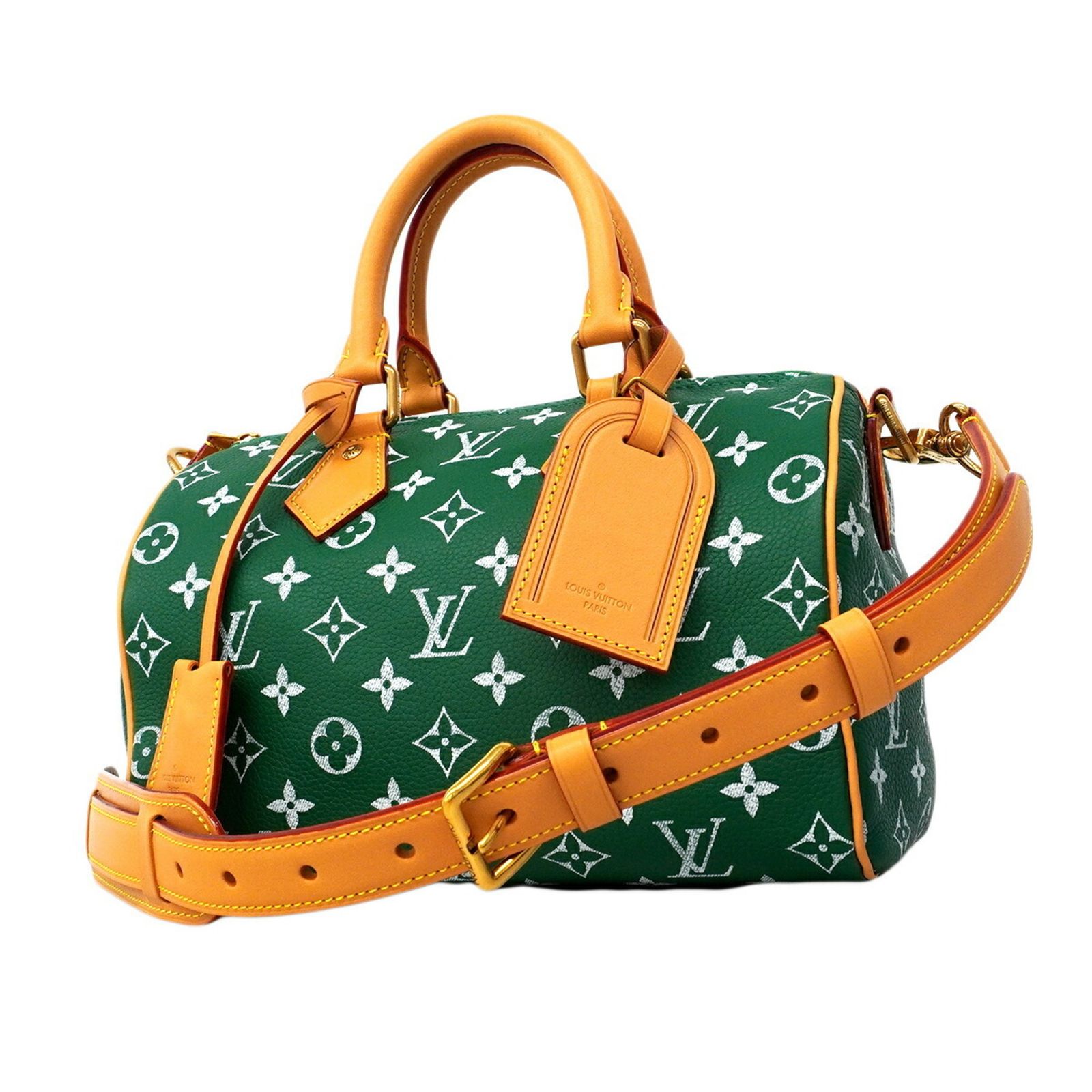 ルイ・ヴィトン(Louis Vuitton) ルイ・ヴィトン ハンドバッグ モノグラム スピーディP9バンドリエール25 M24423 ヴェール 2wayバッグメンズ レディース P2992155