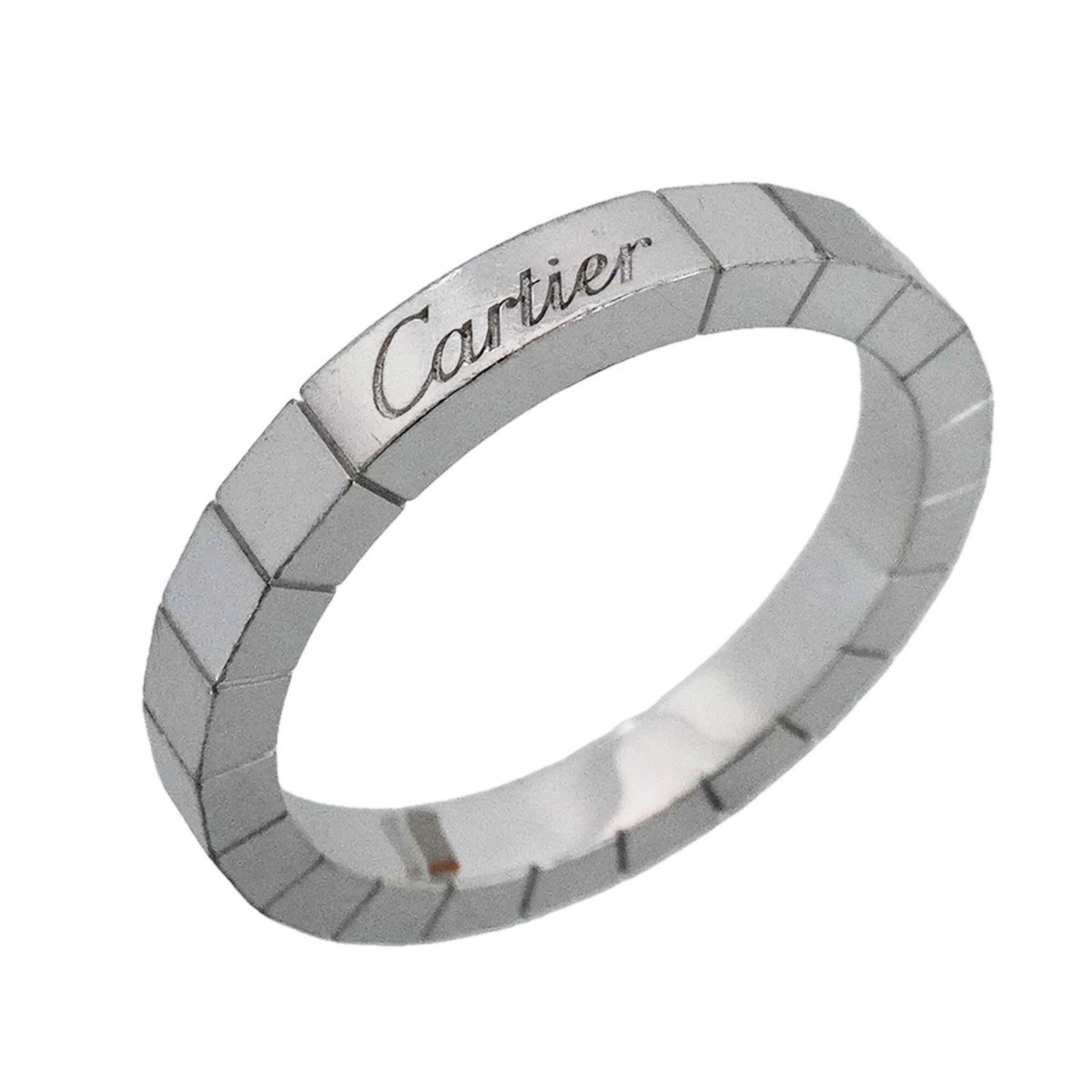 カルティエ(Cartier) カルティエ リング ラニエール 18KWG ホワイトゴールド ＃59メンズ