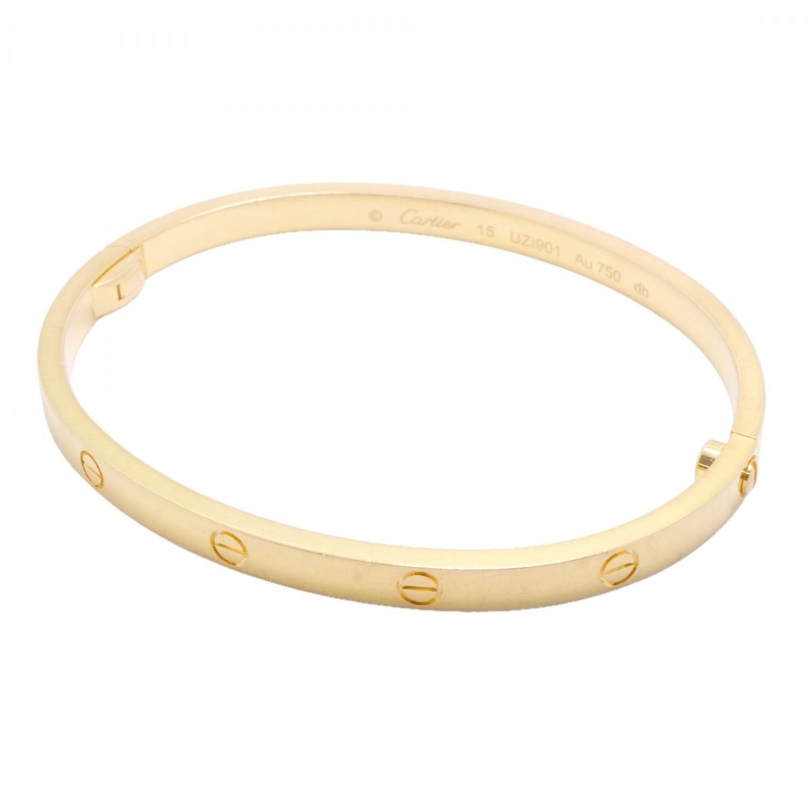 カルティエ(Cartier) カルティエ バングル ラブブレス SM 18KYG イエローゴールドレディース