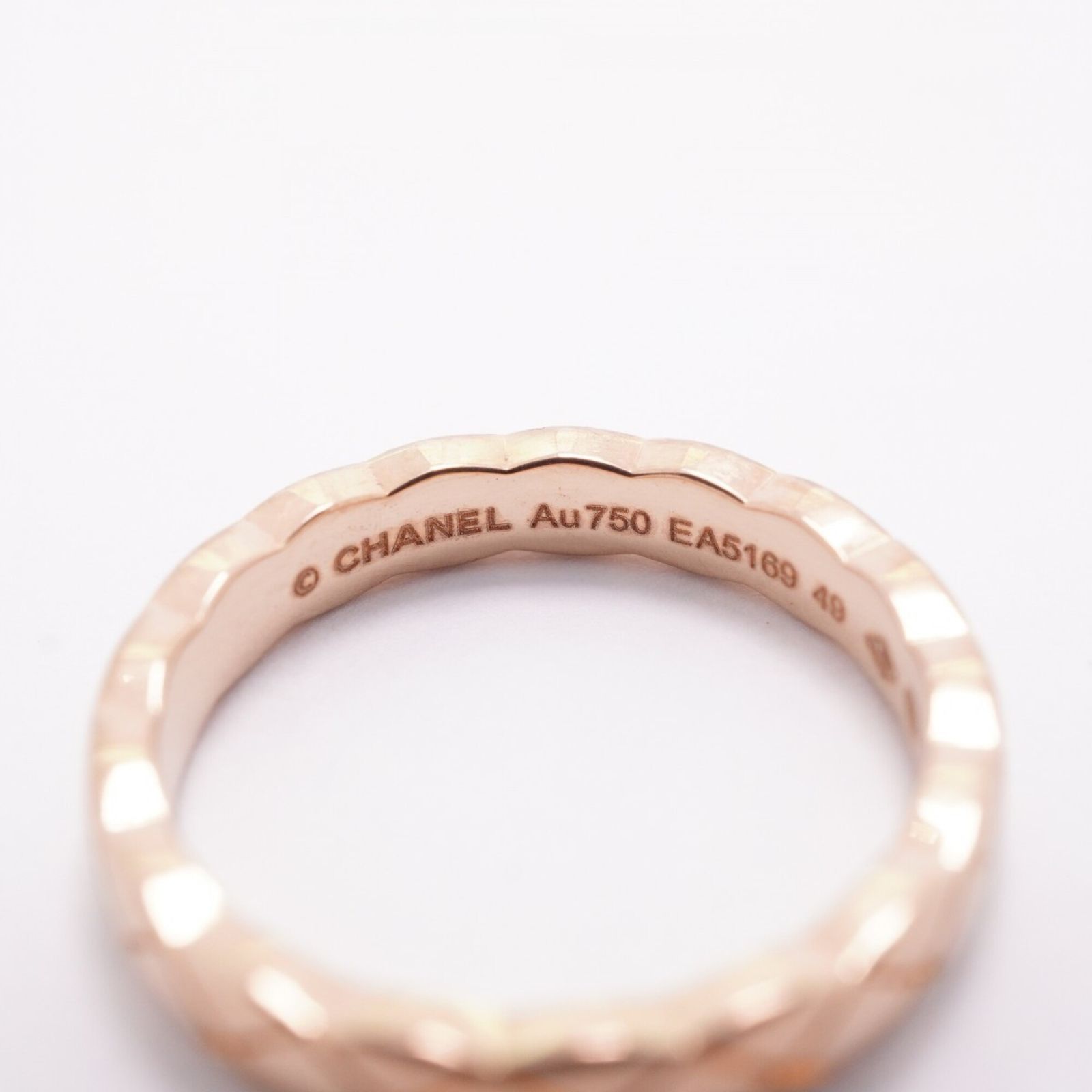 シャネル(Chanel) シャネル リング ココクラッシュ 18KPG ピンク 