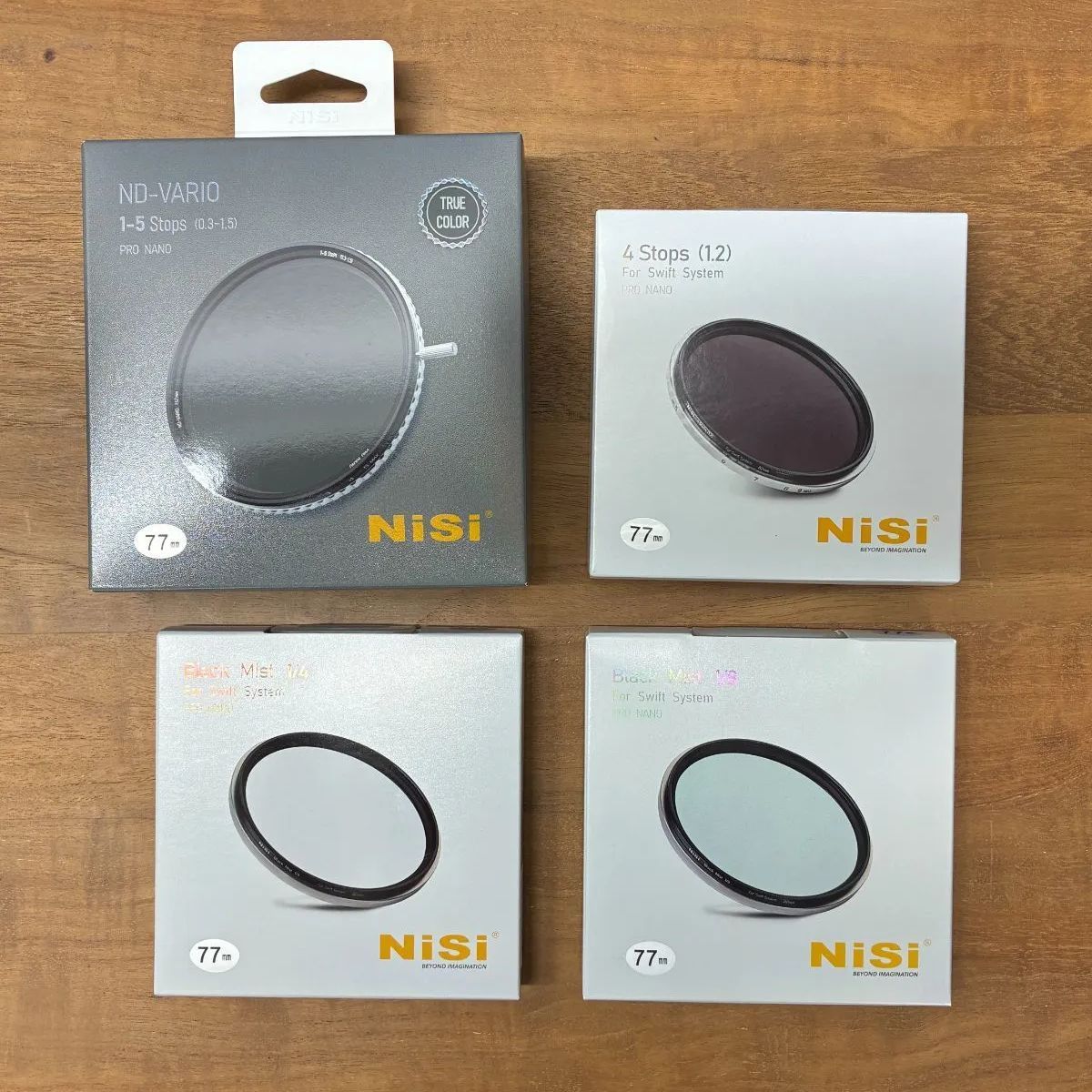【新品】NiSi TRUE COLOR ND-VARIO 1-5 stops 77mm、他フィルターセット