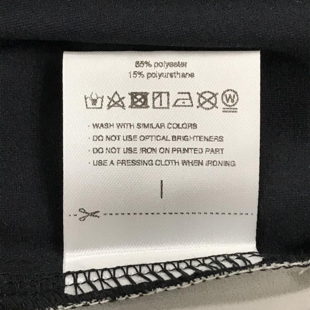 美品】バンデル ノースリーブワンピース 黒×ライトグレー 後ろセンター