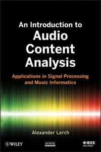 [2G]An Introduction to Audio Content Analysis: Applications in Signal Processing and Music Informatics