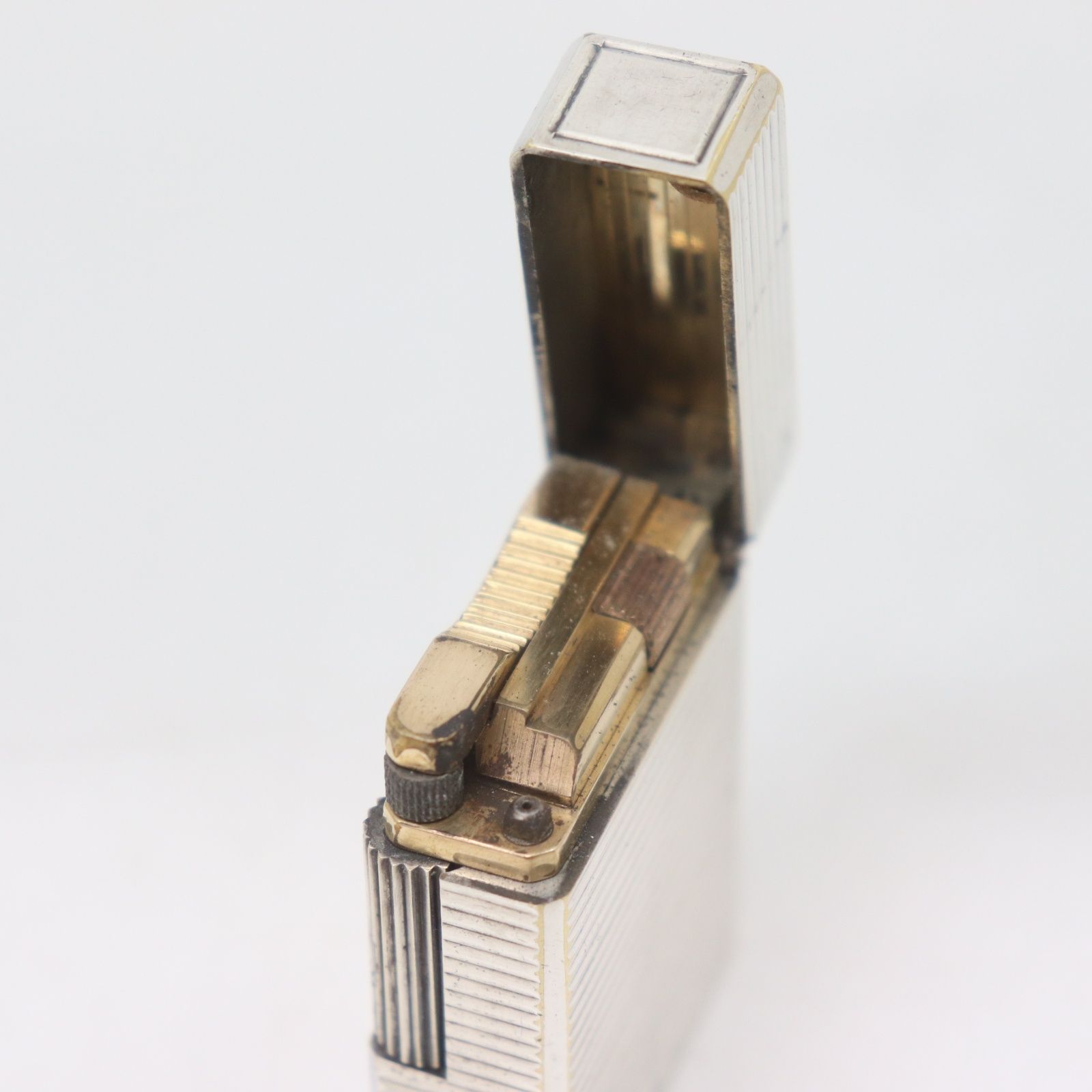 ITQ4XZW5OVPW S.T.Dupont デュポン ライター ライン1 石あり シルバー 