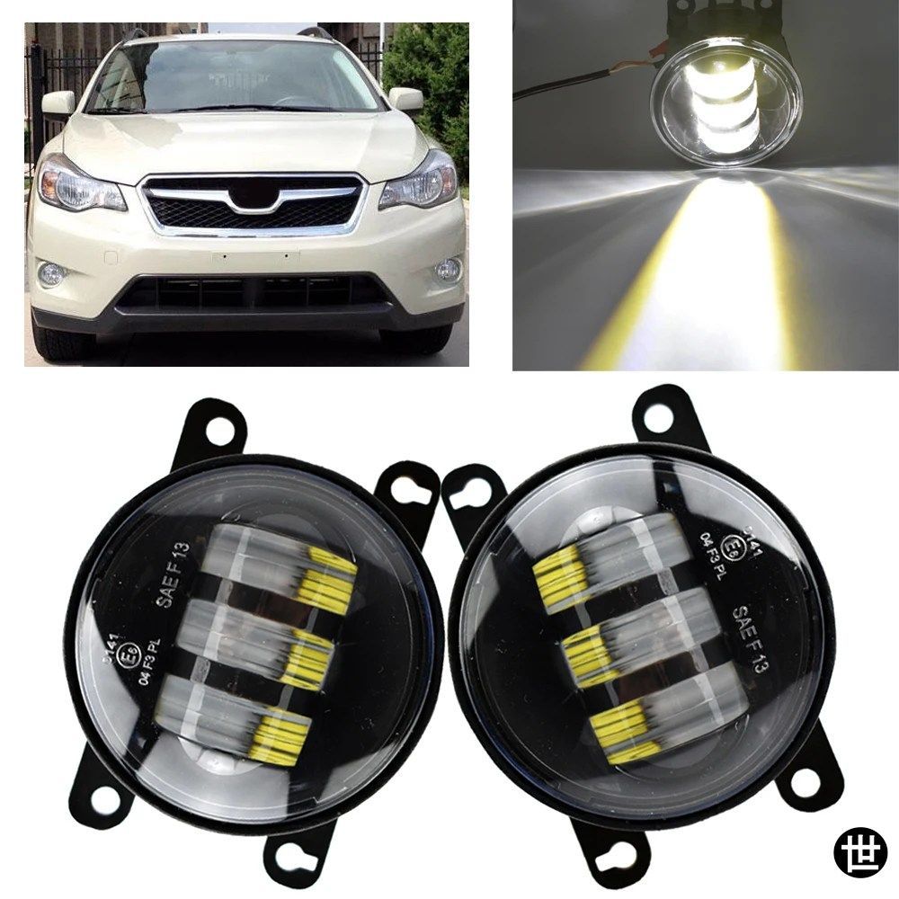スバル XV クロストレック 2013 2014 2015 用 車用フォグランプ H11 LED 高輝度フォグランプ デイタイムランニングライト 12V 2個セット