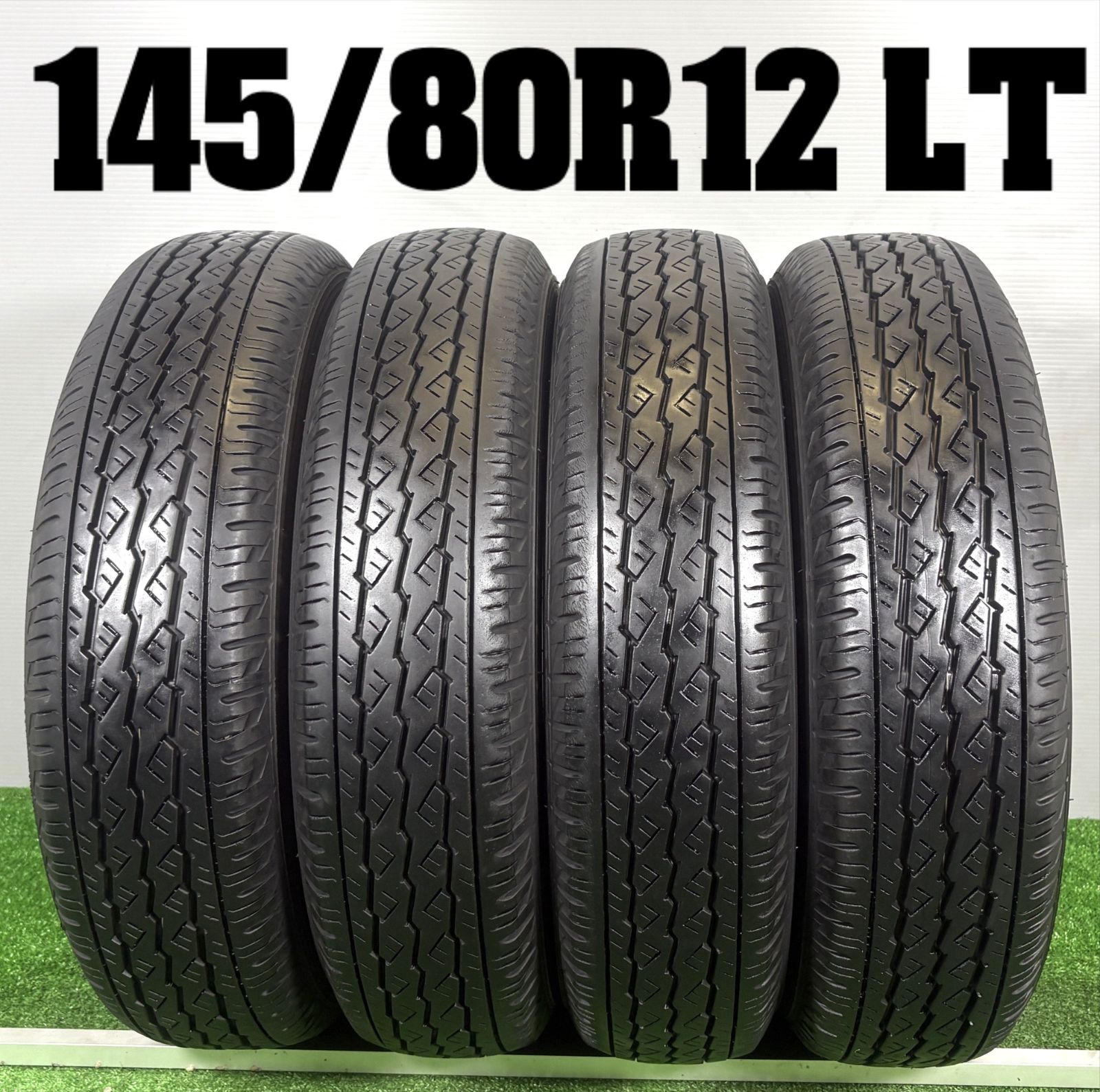 送料無料☆145/80R12 LT ブリヂストン K370 2021年製 4本 夏 タイヤ 
